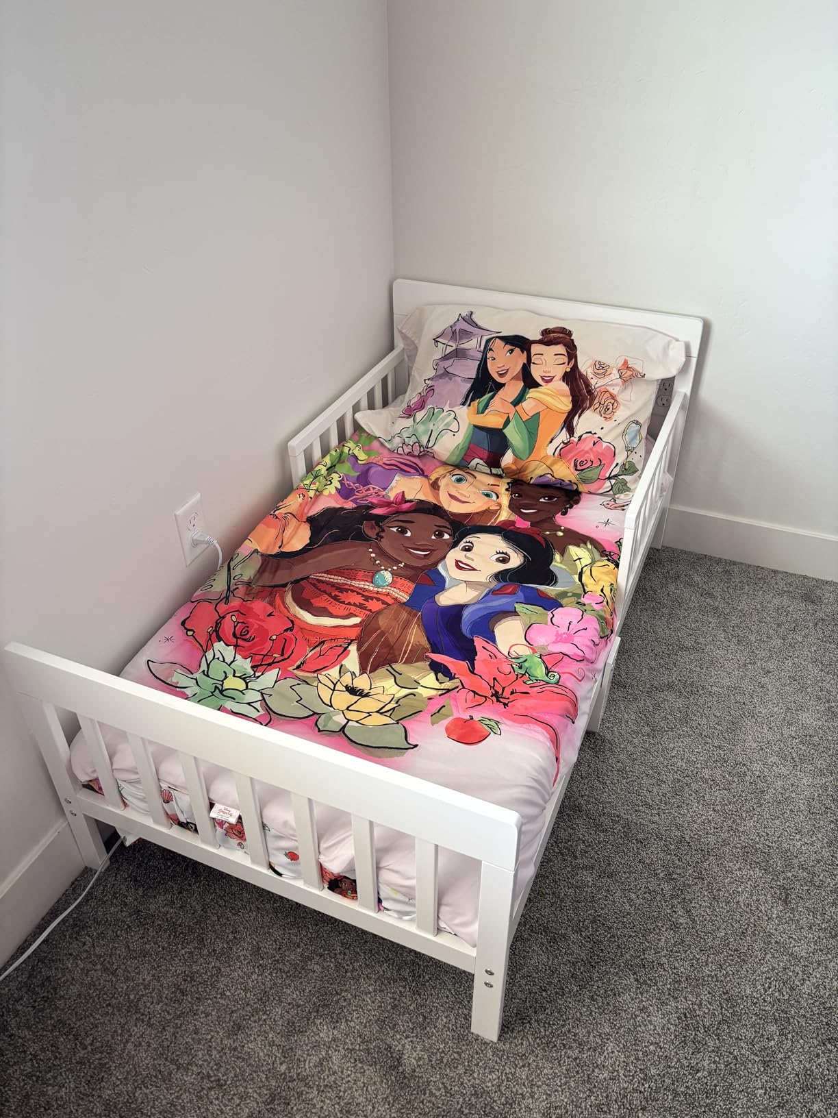 Dream On Me Finn Toddler Bed, GREENGUARD Gold, Pinewood, Pink customer photo 1
