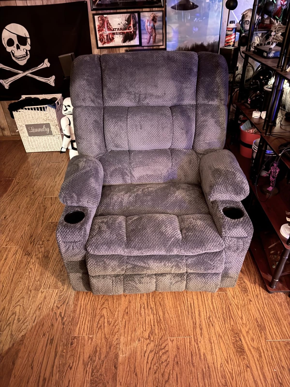 MCombo Dual Motor Power Lift Recliner Chair for Elderly, Massage Heat 7890 | Zero Gravity Lift Chair, Infinite Position, Lay Flat, USB Ports, Cup Holders, FSC, OEKO-TEX, Fabric (Medium, Mocha) customer photo 2
