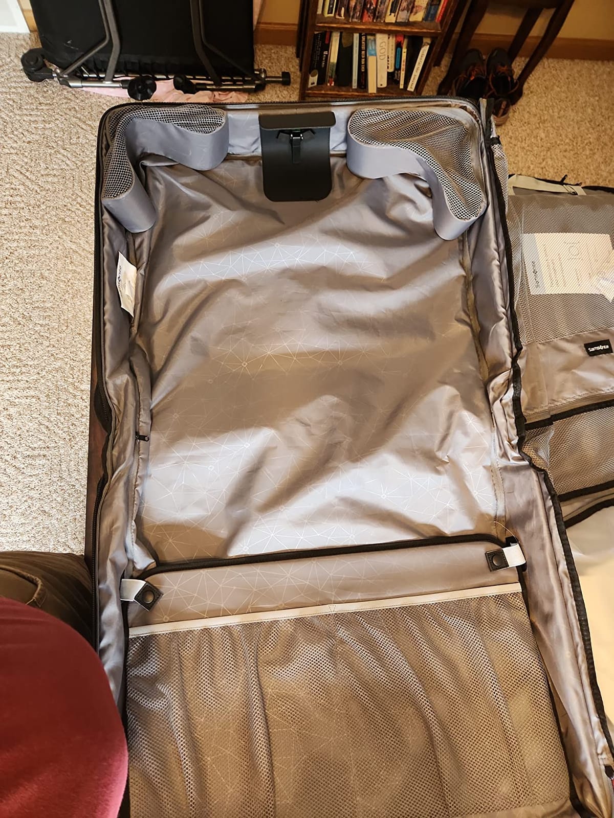 Samsonite Ascella 3.0 Softside Expandable Luggage with Spinner Wheels, 2W Garment Bag, Black customer photo 1