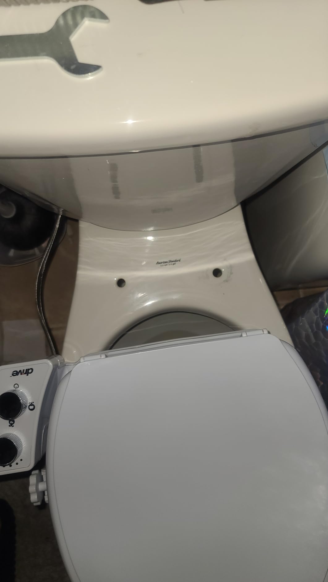 Drive Medical PreserveTech Raised Toilet Seat with Bidet, Ambient Water | Raised Toilet Seat with Bidet Offers Ambient Water Spray for Comfort and Everyday Bathroom Use for Adults customer photo 1