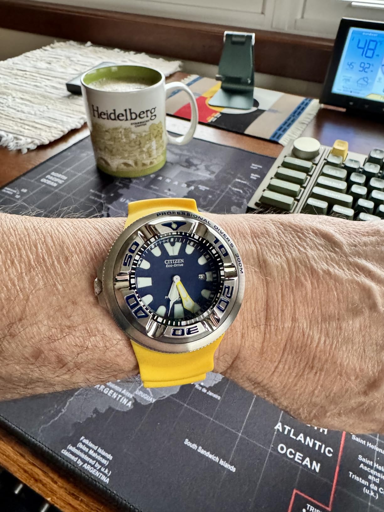 Citizen Men's Promaster Dive Eco-Drive Watch, 3-Hand Date, Polyurethane Strap, ISO Certified customer photo 2