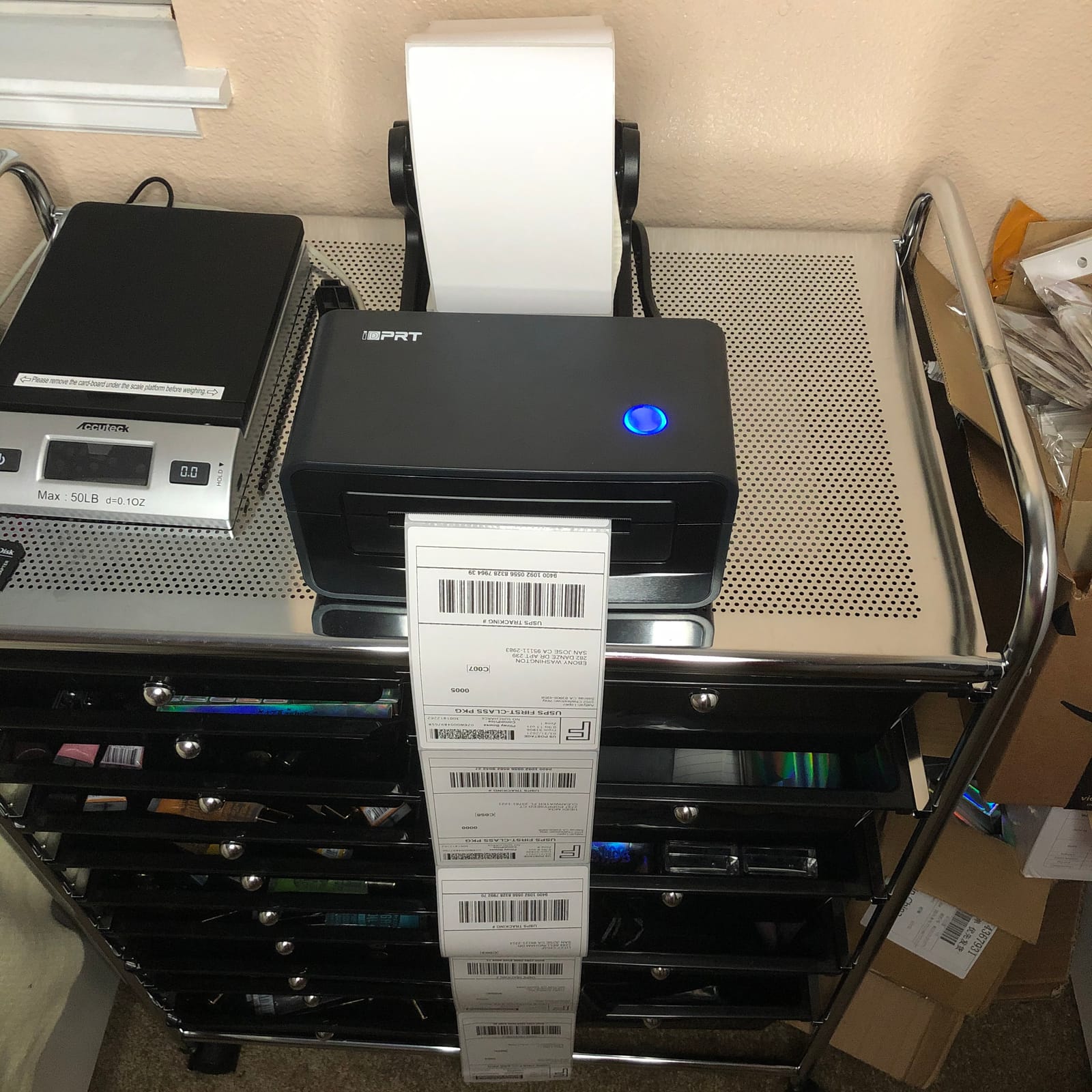 iDPRT Thermal Label Printer 4x6, Shipping Label Printer for Small Business | Wireless Printing for iPhone, Android, Windows & macOS, USB for Computers, App-Based Setup via HereLabel customer photo 2
