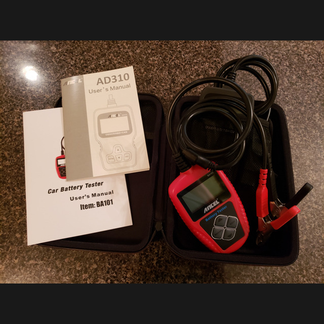 ANCEL AD410 PRO OBD2 Scanner and Battery Tester, 2-in-1 Car Diagnostic Tool, Check Engine Light, EVAP Test, Live Data, 12V Battery Analyzer with Cranking & Charging System Test for Car Motorcycle customer photo 1