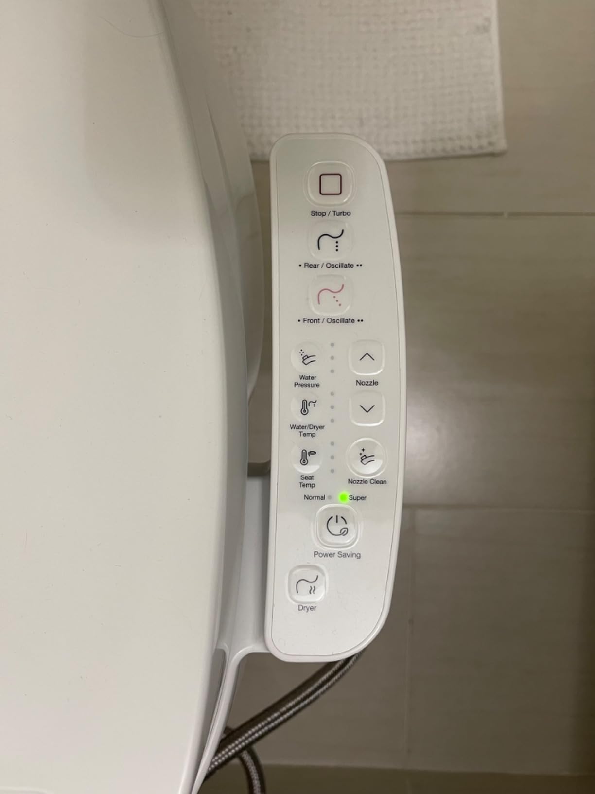 Kohler PureWash E580 Elongated Bidet Toilet Seat, White, Quiet-Close Lid Prevents Slamming, Self-Cleaning Wand, Adjustable Water Pressure with Multiple Cleansing Options customer photo 2