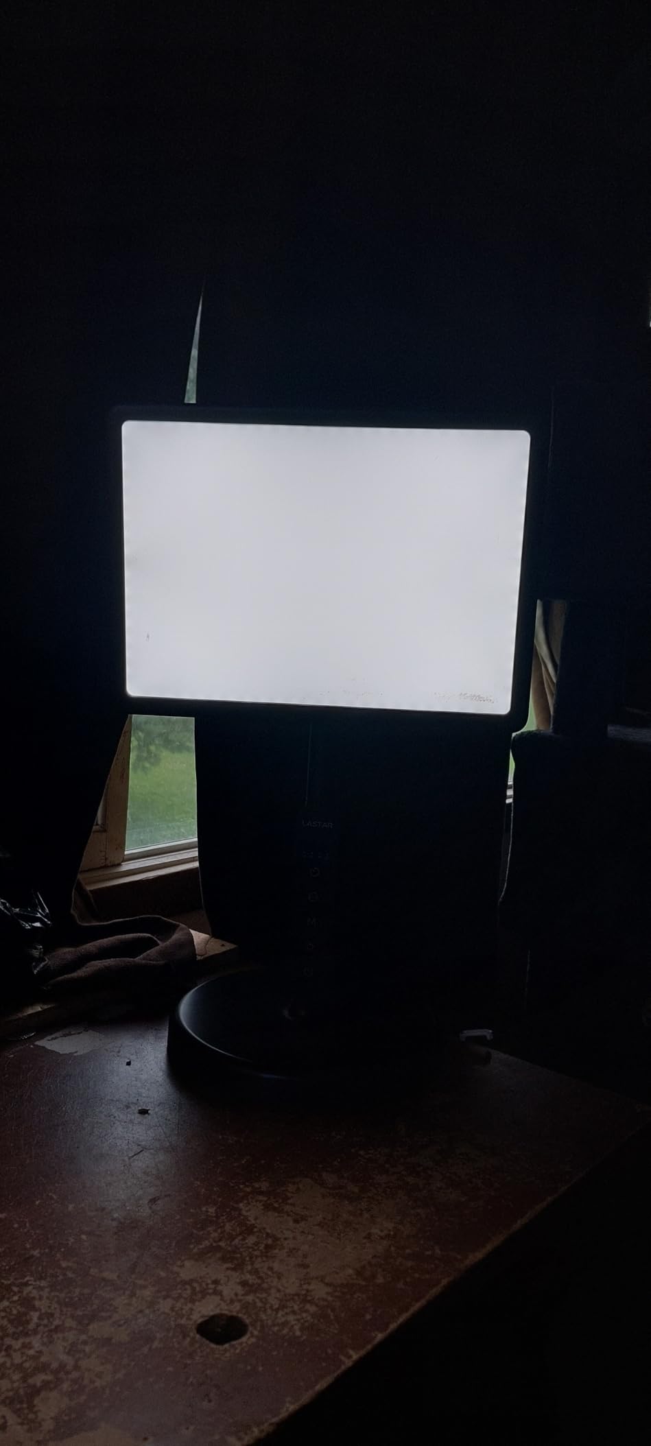 LASTAR Light Therapy Lamp, 12000LUX Therapy Light UV-Free & Full Spectrum | Sun Lamp, Remote Control/4 Color Temperature/5 Brightness/4 Timer/3 Height Floor Sunlight Therapy Lamp customer photo 1
