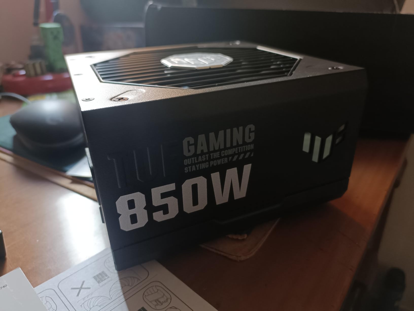 ASUS TUF Gaming 850W Gold (850 Watt, ATX 3.0 Compatible, Fully Modular Power Supply, 80+ Gold, Military-Grade Components, Dual Ball Bearing, Axial-tech Fan, PCB Coating, 10 Year Warranty) customer photo 1