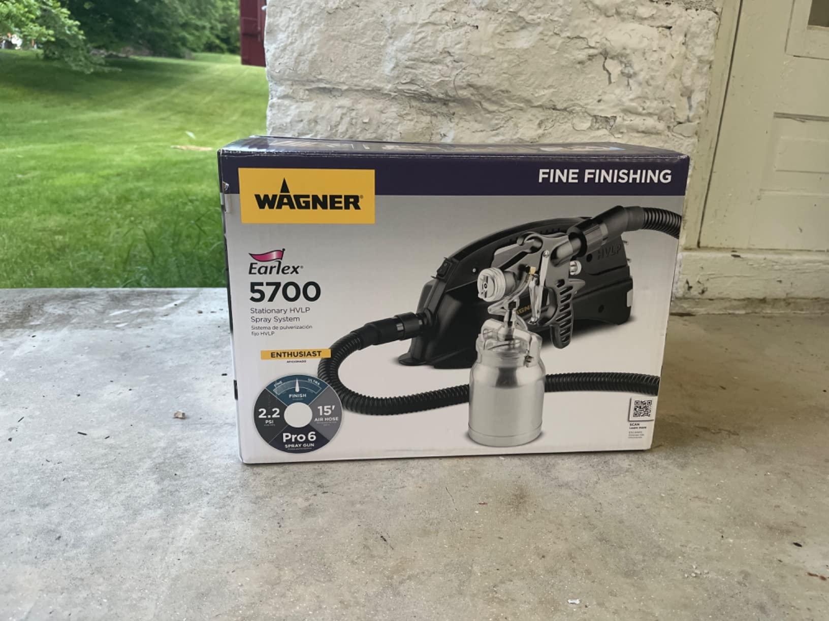Earlex 5700 Stationary HVLP Finishing Sprayer for Woodworking Projects | Stationary HVLP system supports fine finishing with oil- and water-based materials for woodworking. customer photo 2