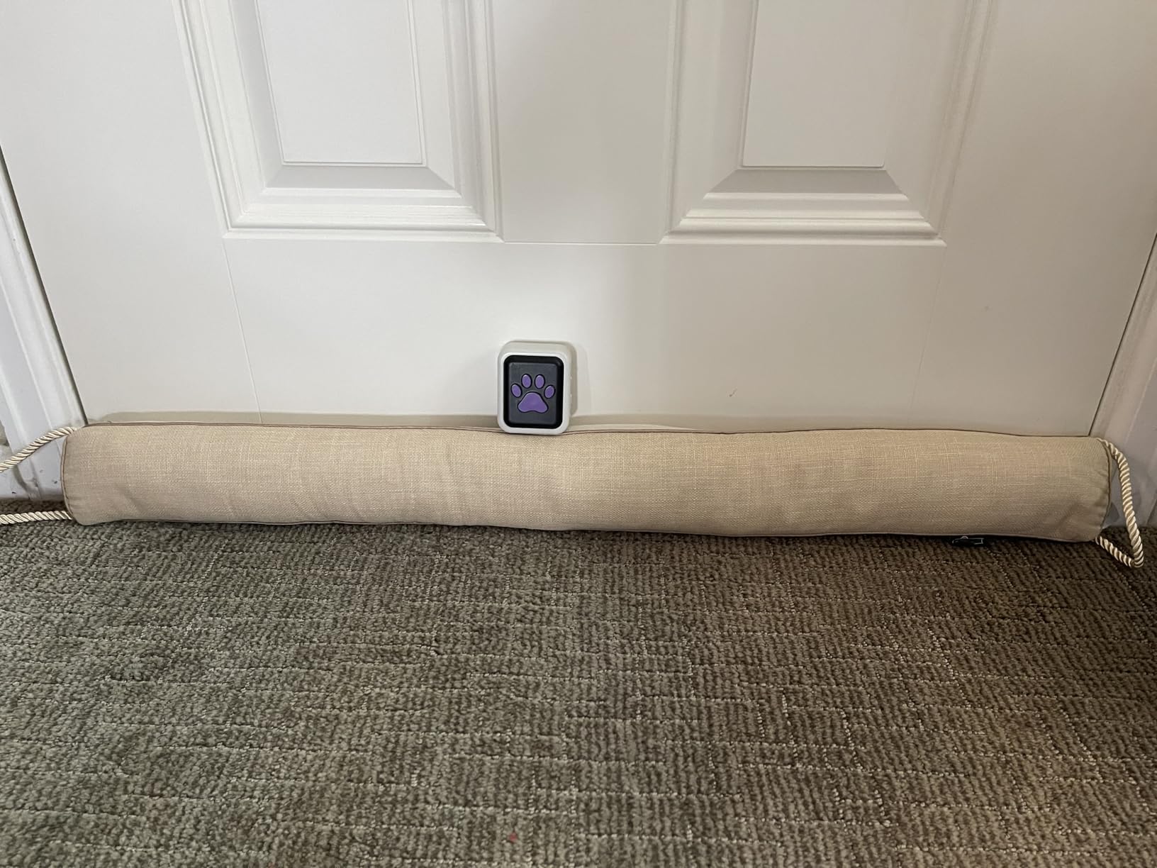 GORILLA GRIP Under Door Draft Stopper for Bottom of Doors, 32in Brown, Cold Air Insulation Sweep, Weather Stripping Seal Noise, Soundproofing, Warmth Sealer, Easy Install Gap Filler Home Essential customer photo 1