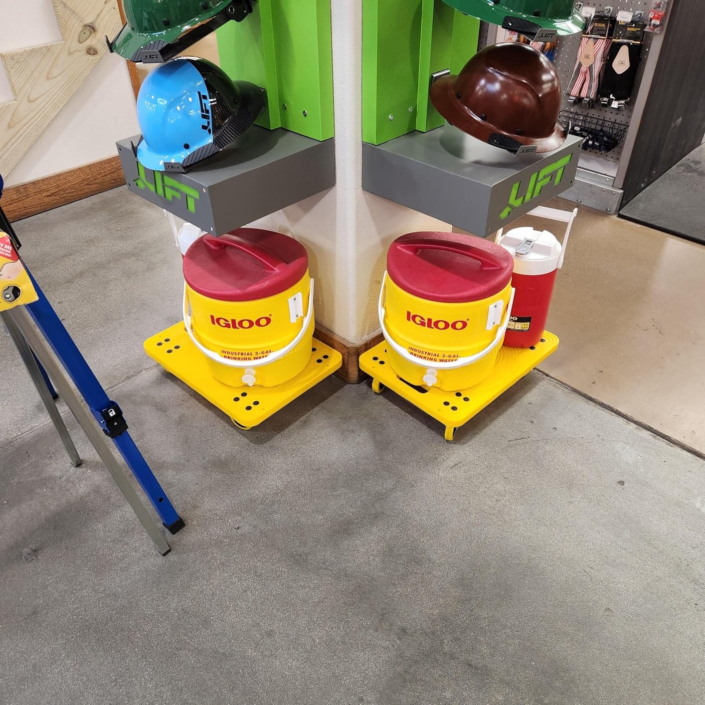 MaxWorks 50840 High Visibility Yellow 300-lb Capacity Movers Dolly with 4 Swivel Casters, 19-1/2