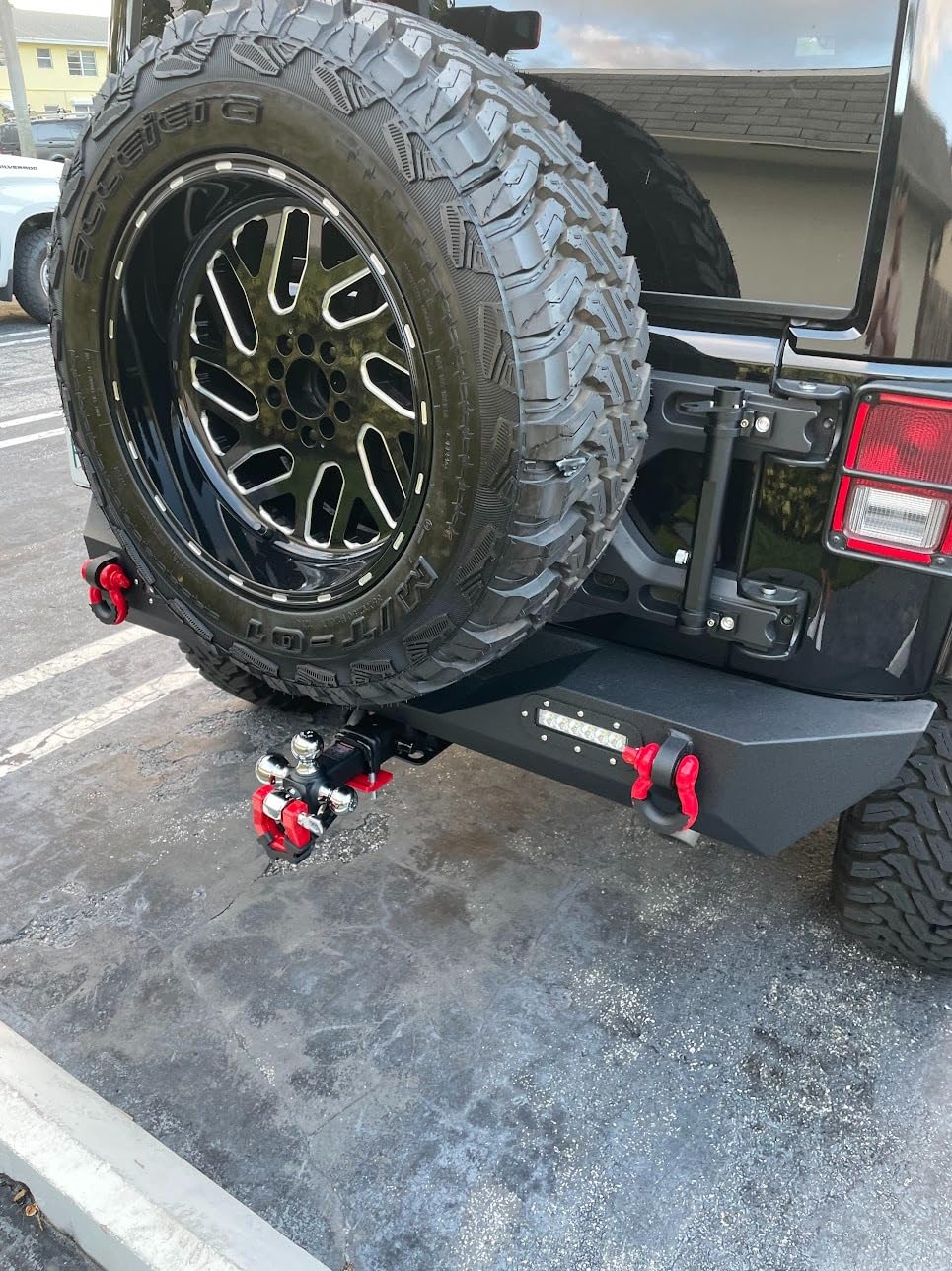XPE Tri Ball Trailer Hitch Mount with Hook Fits 2 Inch Receiver Matte Black | 3-in-1 Tow Hitch with 1-7/8