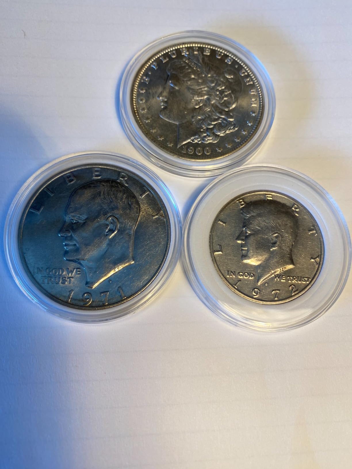Utron 60P Clear Plastic Coin Capsules, Dollar Coin Holder, 40mm Silver Coin Storage for Collectors, Morgan Silver Dollar Coin Holders with Adjustable Gasket (17/20/25/27/30/33/38/40mm) customer photo 2