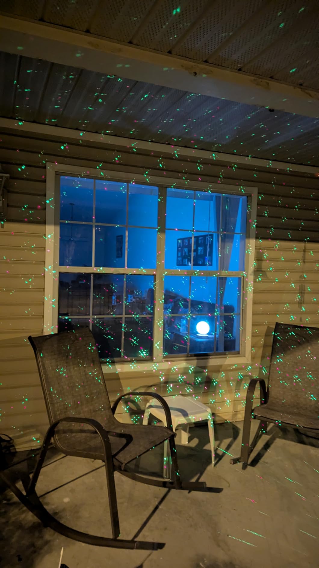 Star Shower Ultra 9 Outdoor Laser Light Show with Remote, 9 Unique Patterns, 3 Color Combinations, Motion or Still, Up to 3200 Sq Ft customer photo 2
