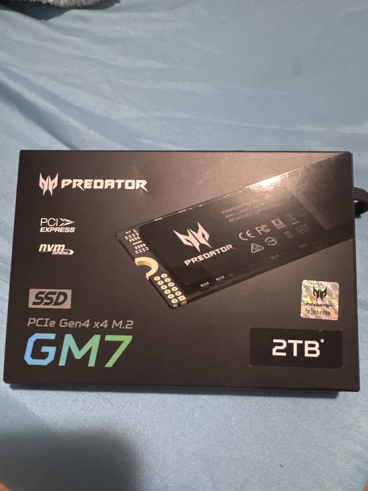 Acer Predator GM7 2TB SSD: M.2 2280 PCIe Gen 4 x4 NVMe 2.0, Read Speed Up to 7400 MB/s, Internal PC Solid State Drive for Laptop, Desktop and PS5 customer photo 2