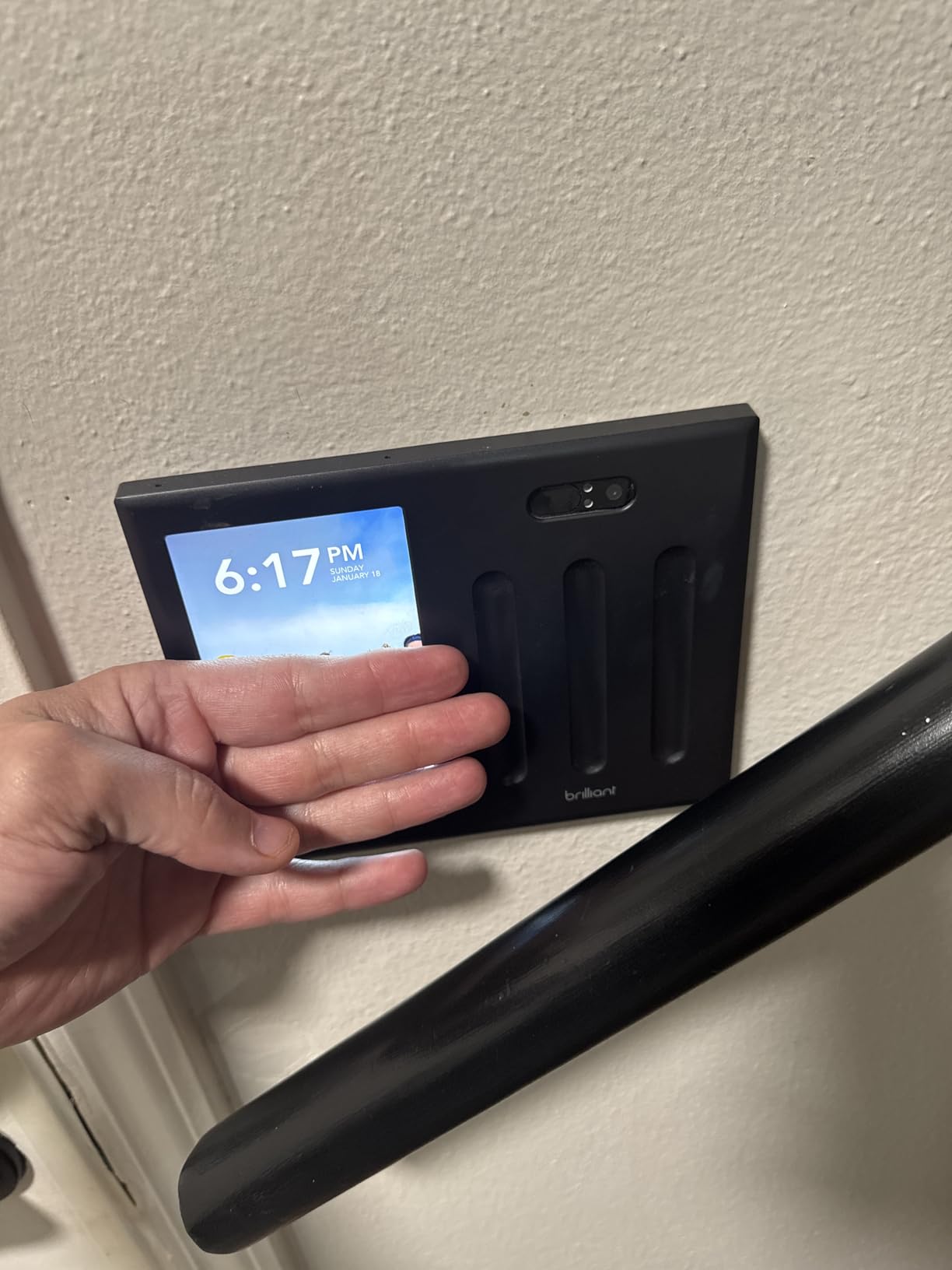 Brilliant Smart Home Control (Plug-In Panel) - Alexa Built-In & Compatible with Ring, Sonos, Hue, Google Nest, Wemo, SmartThings, Apple HomeKit - In-Wall Touchscreen Control for Lights, Music, & More customer photo 1