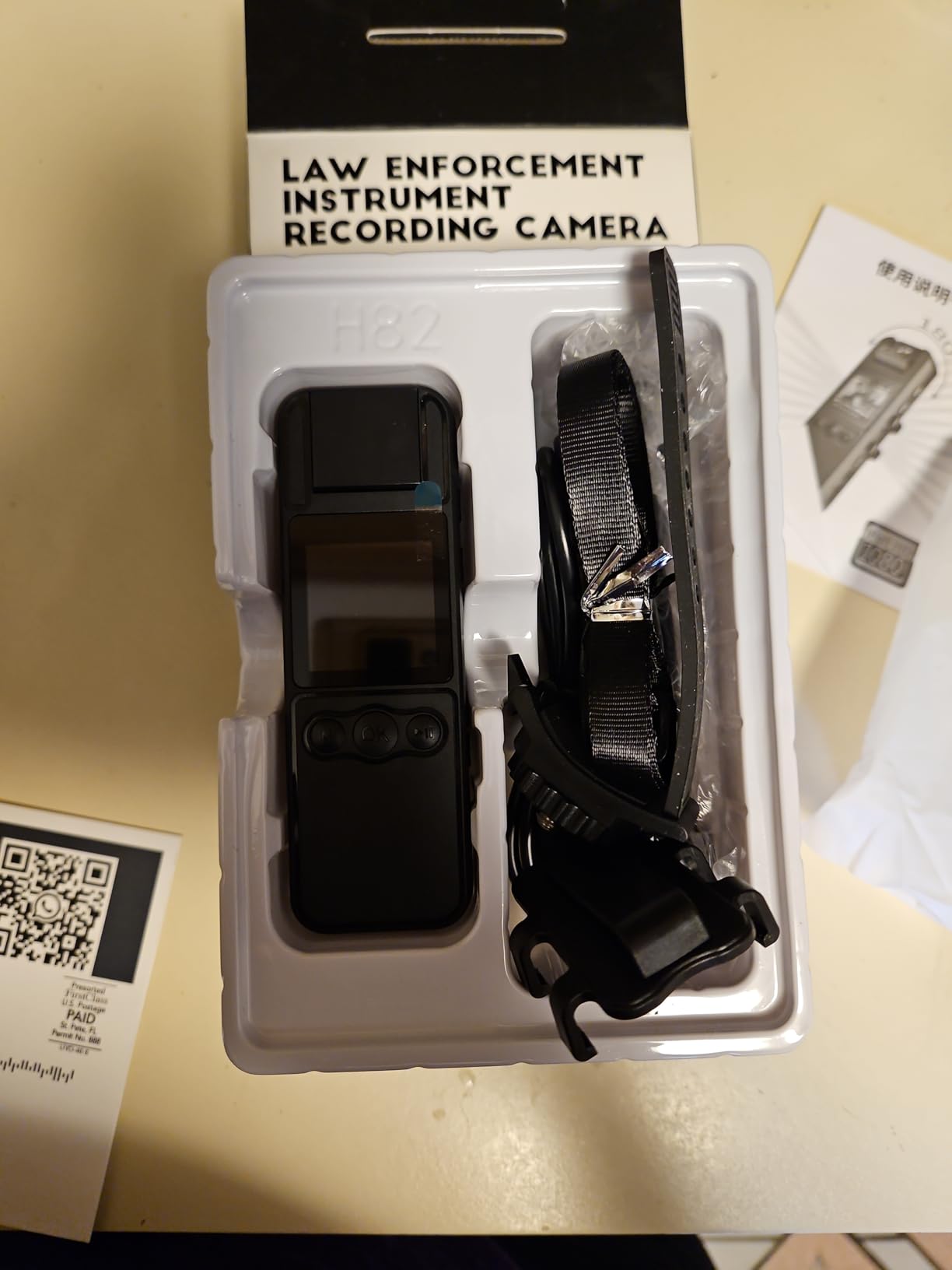 Body Camera with Audio and Video Recording, HD 1080P Body Cam with 180° Rotating Lens, 6HR Battery, IR Cut Auto Night Vision, 128GB Body Worn Camcorder customer photo 1