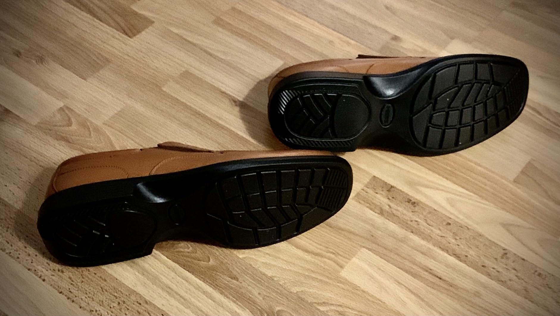 HEEZ Mens Loafers Slip On Dress Shoes Split Leather | Formal Casual Business, Wide Width Comfortable, Slip Resistant customer photo 1