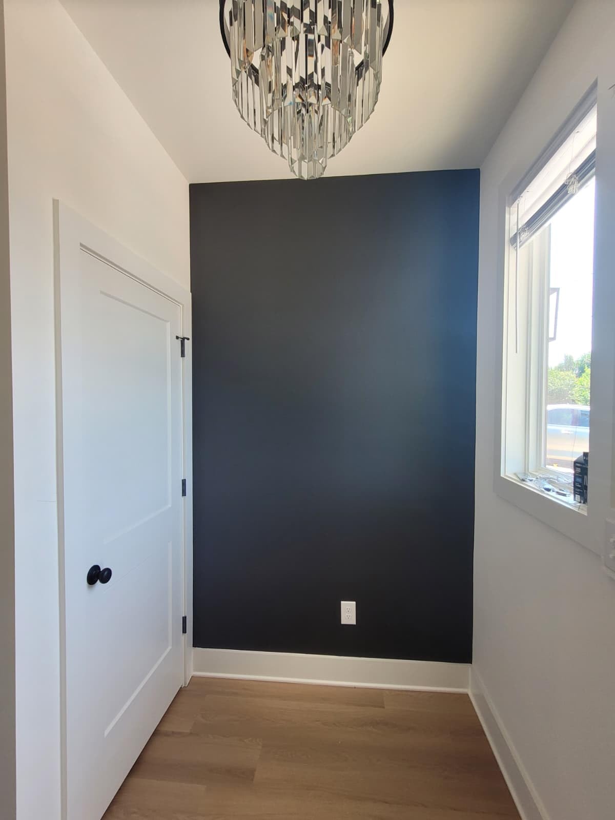 AXILIXI Large Crystal Chandelier Modern Black 30