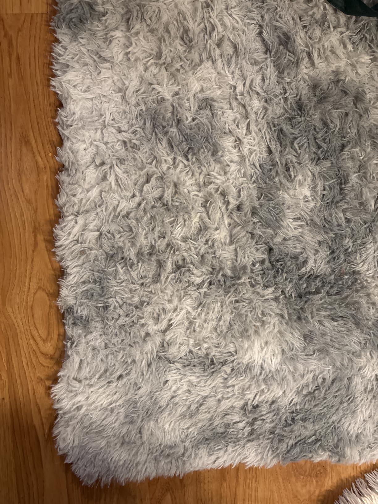 Deerhoo Large Shag Area Rugs 6 x 9, Light Grey | Tie-Dyed, Ultra Soft Plush Fuzzy, Washable, For Living Room, Bedroom, Indoor Carpet Nursery Kids Teen Home Decor customer photo 1