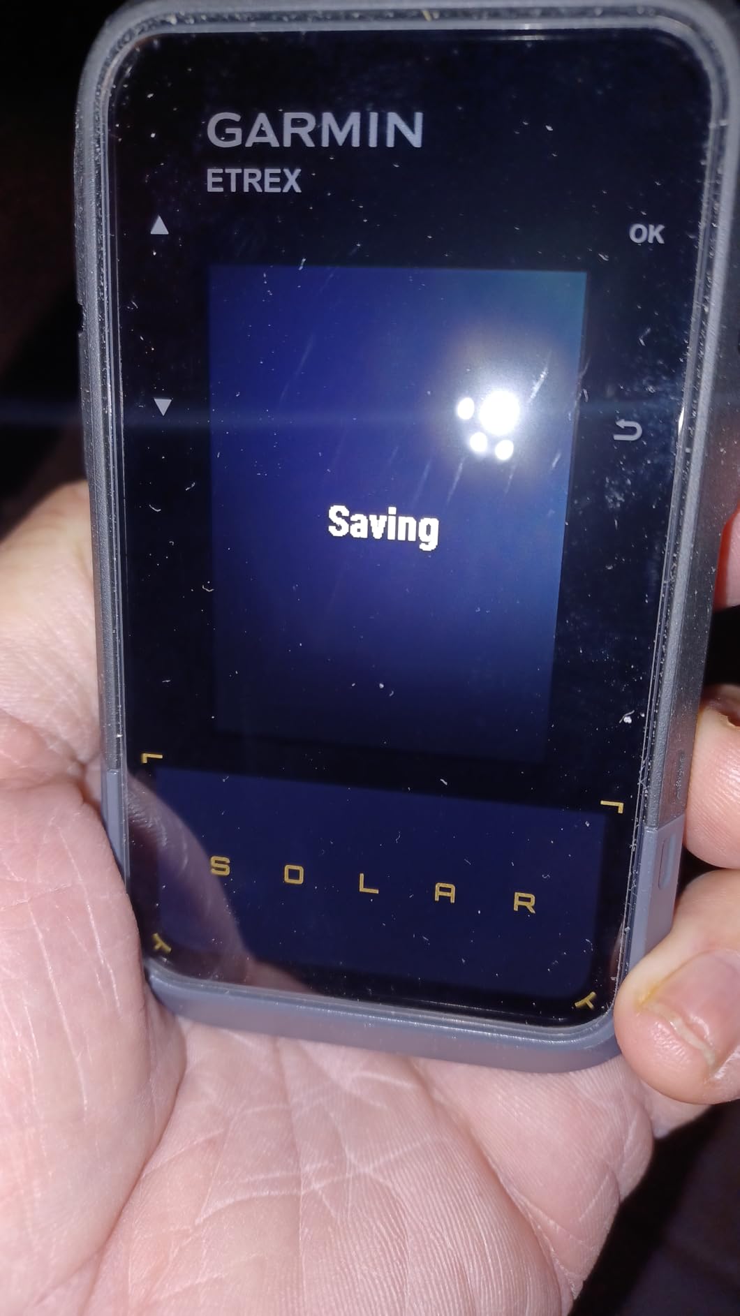 Garmin eTrex Solar, Rugged & Easy-to-Use GPS Handheld | Essential Navigation Features, Solar Charging, High Resolution Screen, Multi-Band GPS, Water Resistant (IPX7) customer photo 2