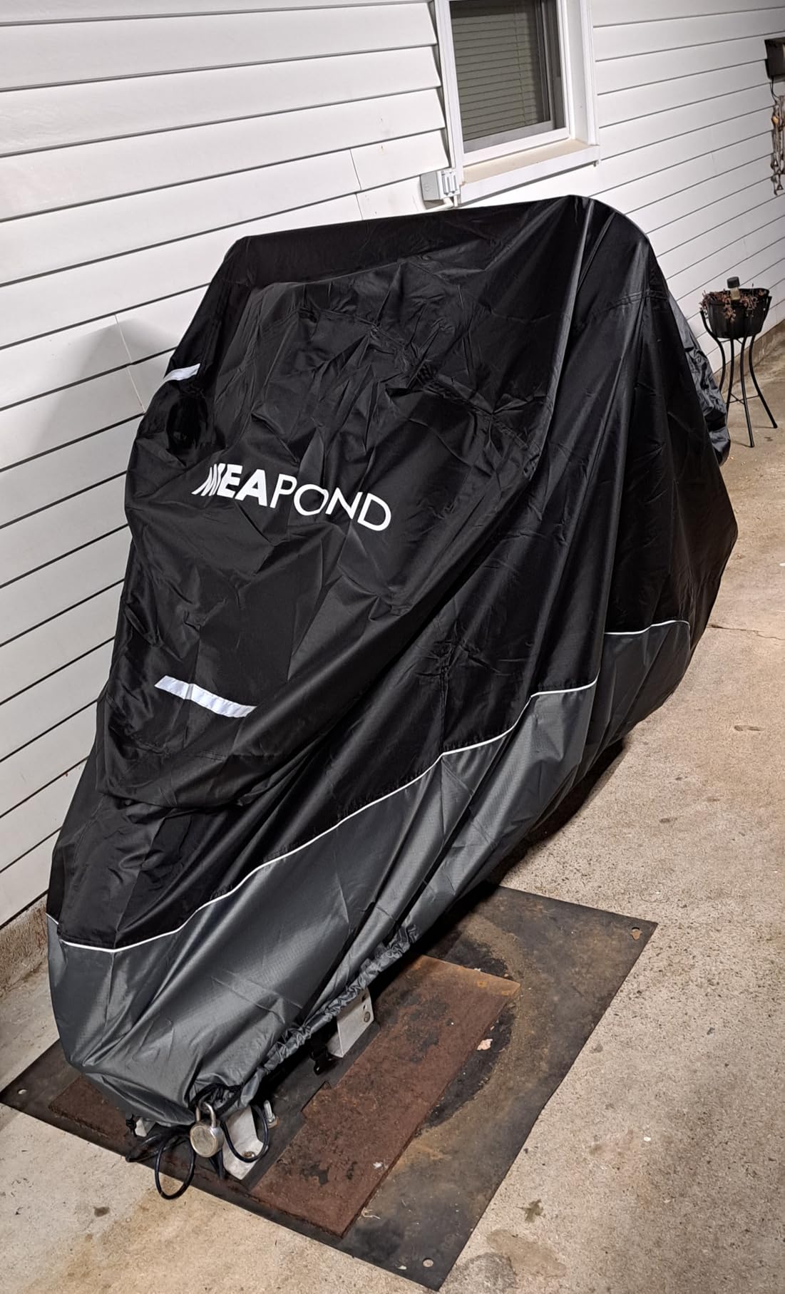 Motorcycle Cover for Harley Davidson Cruiser Softail Waterproof | Fits Iron 883, Fat Boy, Softail Slim, Softail Standard, Street Bob and More, Heavy Duty All-Weather Outdoor Motorcycle Cover customer photo 1