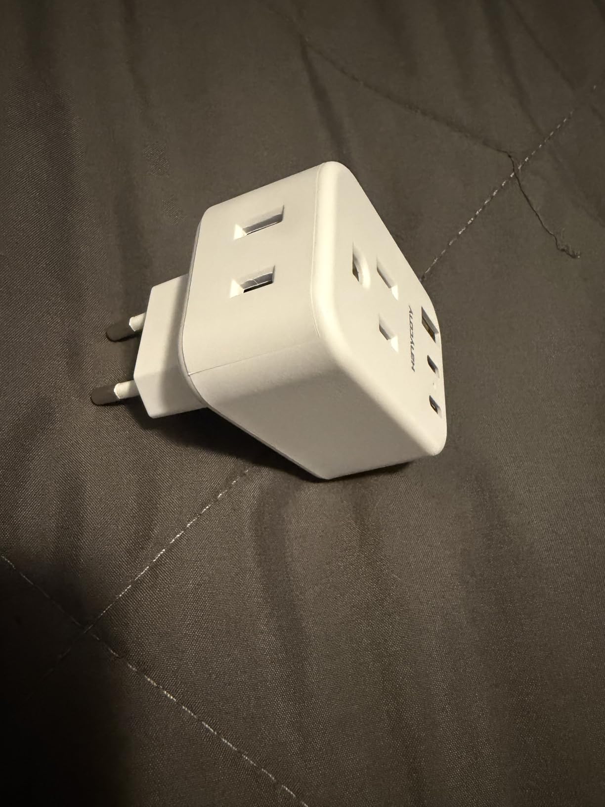 European Travel Plug Adapter, International Power Adapter, US to Europe | HANYCONY 2 Outlets 3 USB Ports(2 USB C), Type C Plug Adapter to Italy Spain France Portugal Iceland Germany Travel Essentials customer photo 2