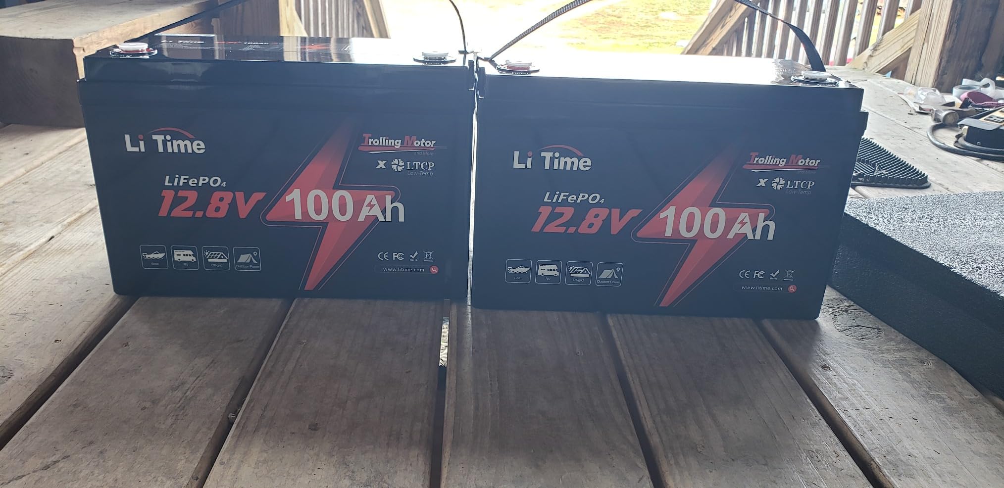 Litime 12V 100Ah Trolling Motor LiFePO4 Battery for Marine, Boat, RV, Yacht | Group 31, 100A BMS, Max. 15000 Cycles, Low Temp Protection, IP65 Waterproof, Max 4P4S, 1280Wh Energy, EV-Grade Cells customer photo 2