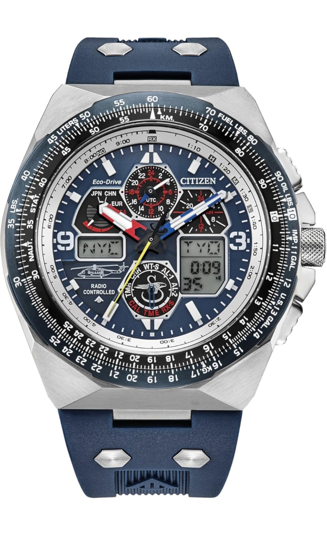 Men's Eco-Drive Promaster Skyhawk 46mm Stainless Steel JY8156-00L customer photo 1
