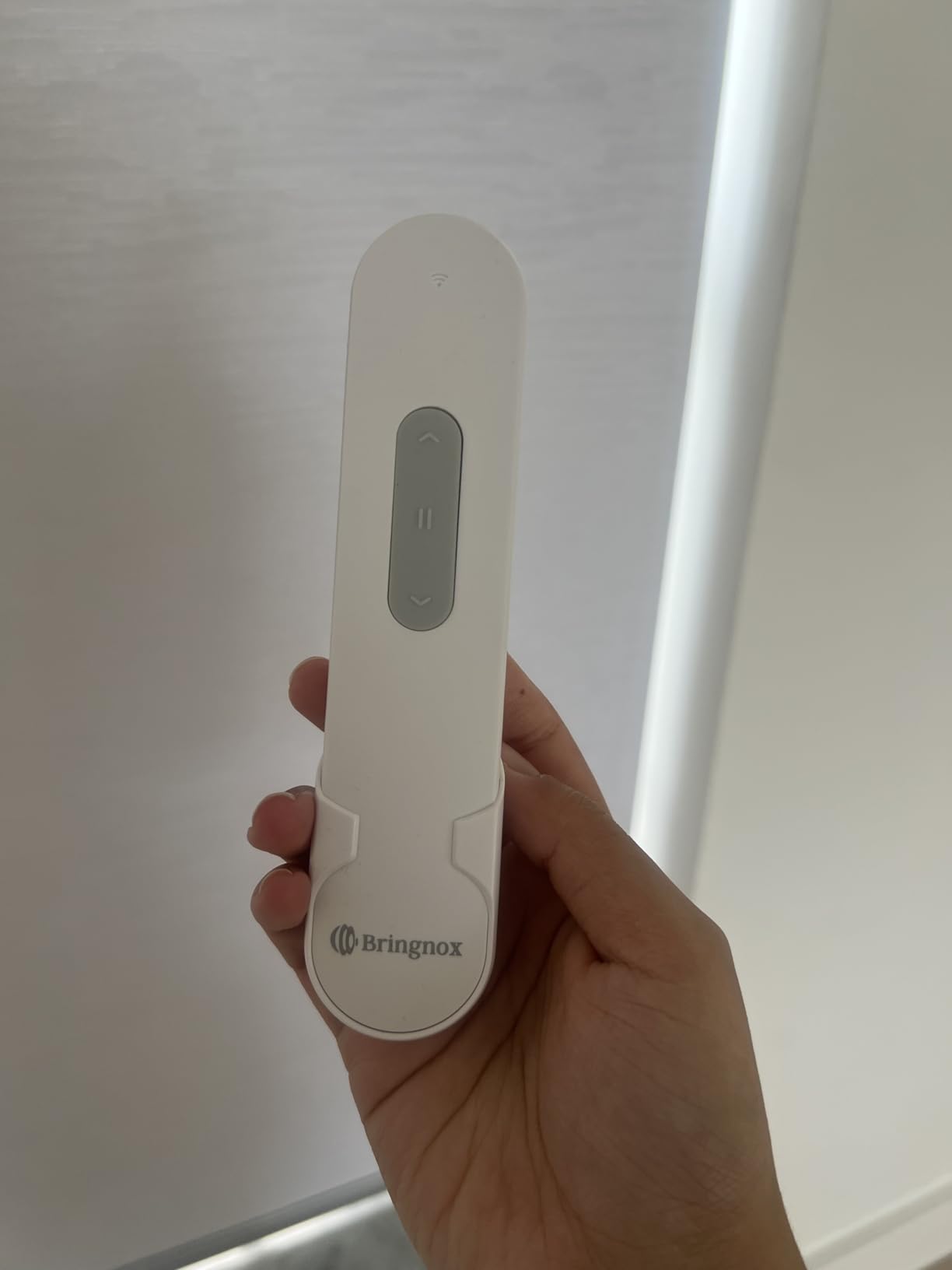Bringnox Motorized Blinds with Remote, 100% Blackout, Voice Controlled | Compatible with Apple Home, Alexa, and Google. Whisper quiet motorized shades designed for bedrooms and living rooms. customer photo 2