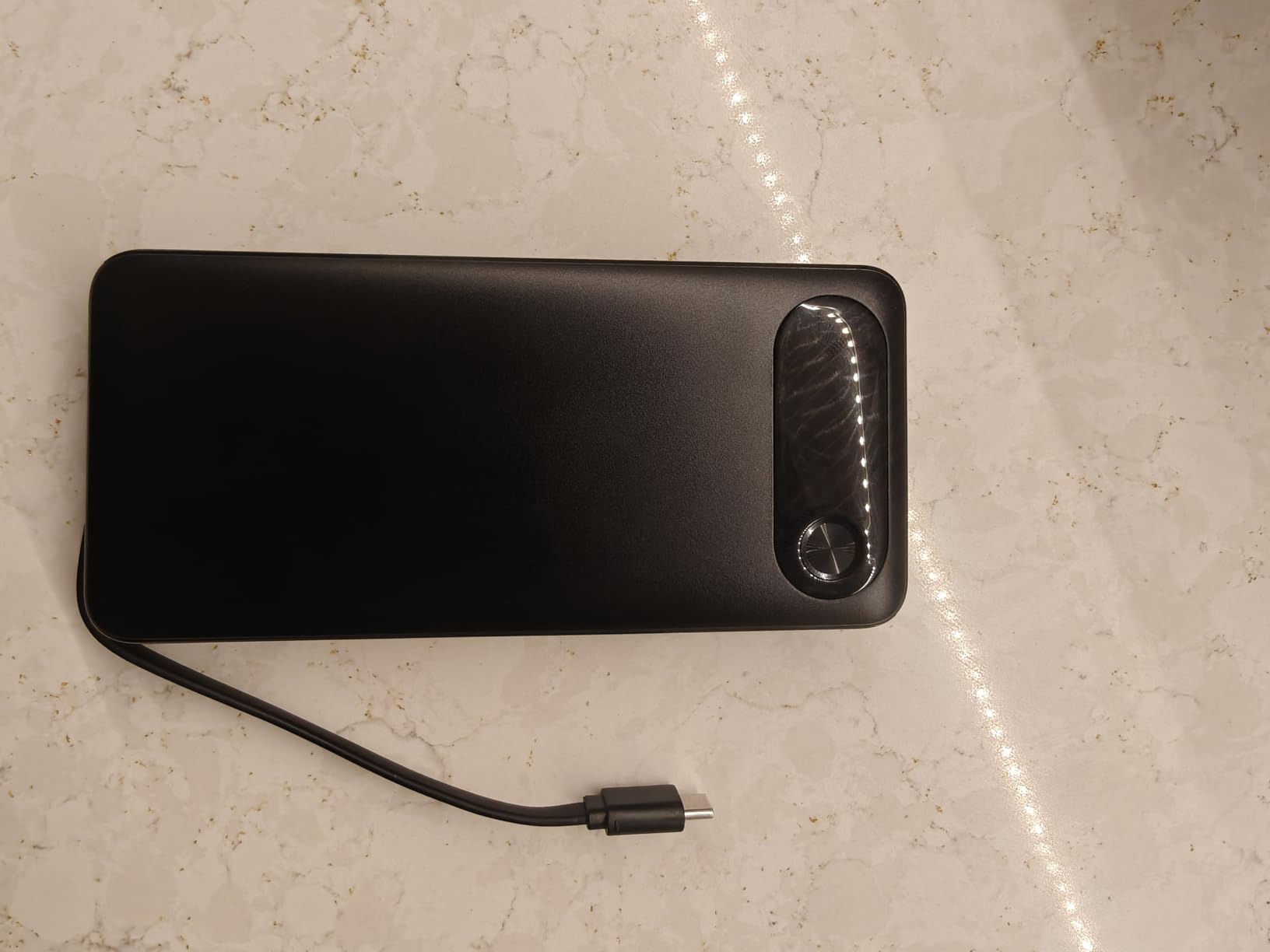 Anker Power Bank, 20,000mAh Travel Essential, Built-in USB-C Cable(Black) | 1 USB-C and 1 USB-A port, for MacBook Pro/Air, iPhone 17/16/15/14, Samsung, Switch and more customer photo 2