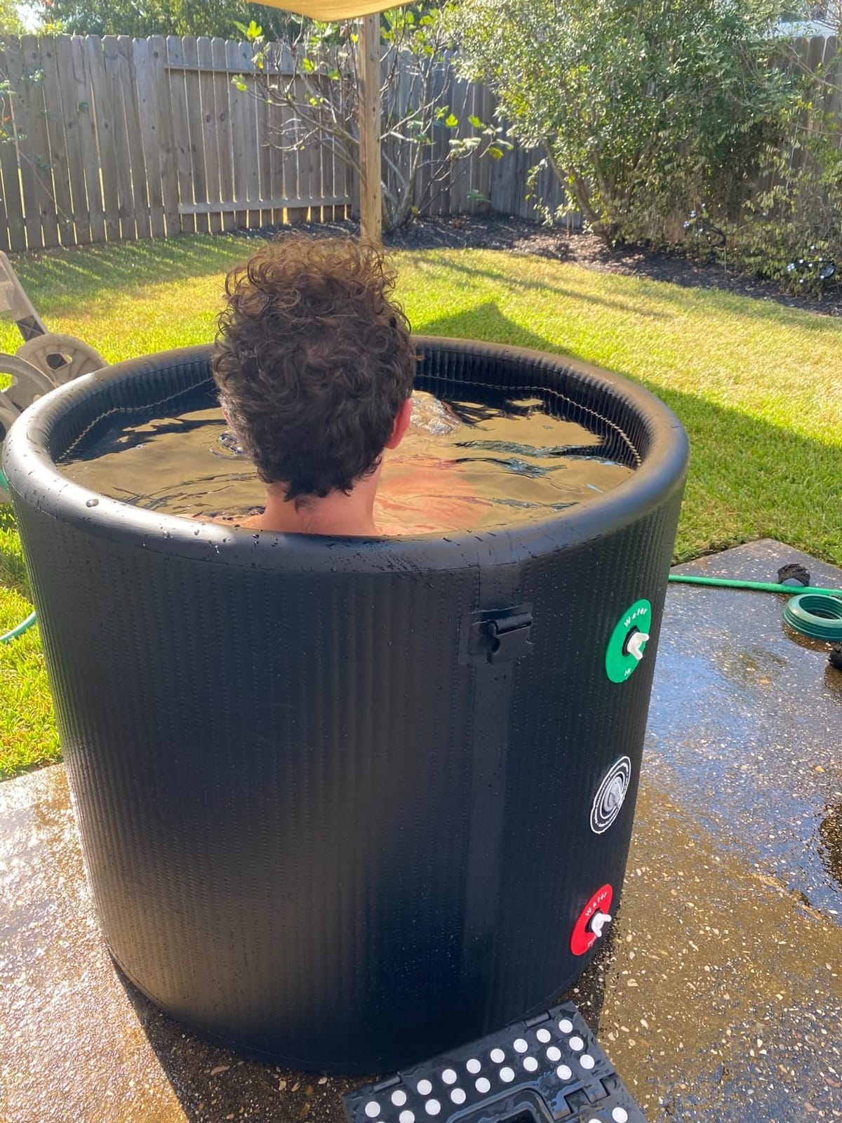 Inflatable Cold Plunge Tub for Athletes, Water Chiller Compatible, XXL | 216 Gal Ice Bath Tub Fits Users Up to 6'6