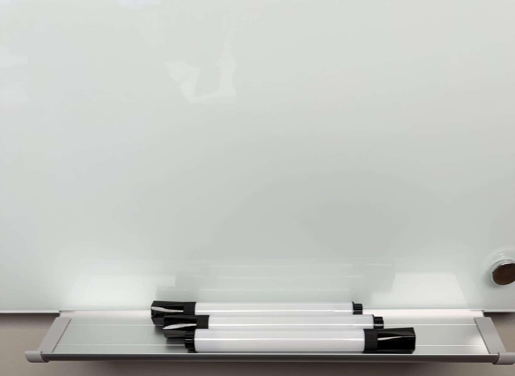 Glass Magnetic Dry-Erase Board, 48 x 36 Inches | Hanging Glass Whiteboard for Wall, Large Frameless, Magnetic White Board, For Office, Home & School customer photo 2