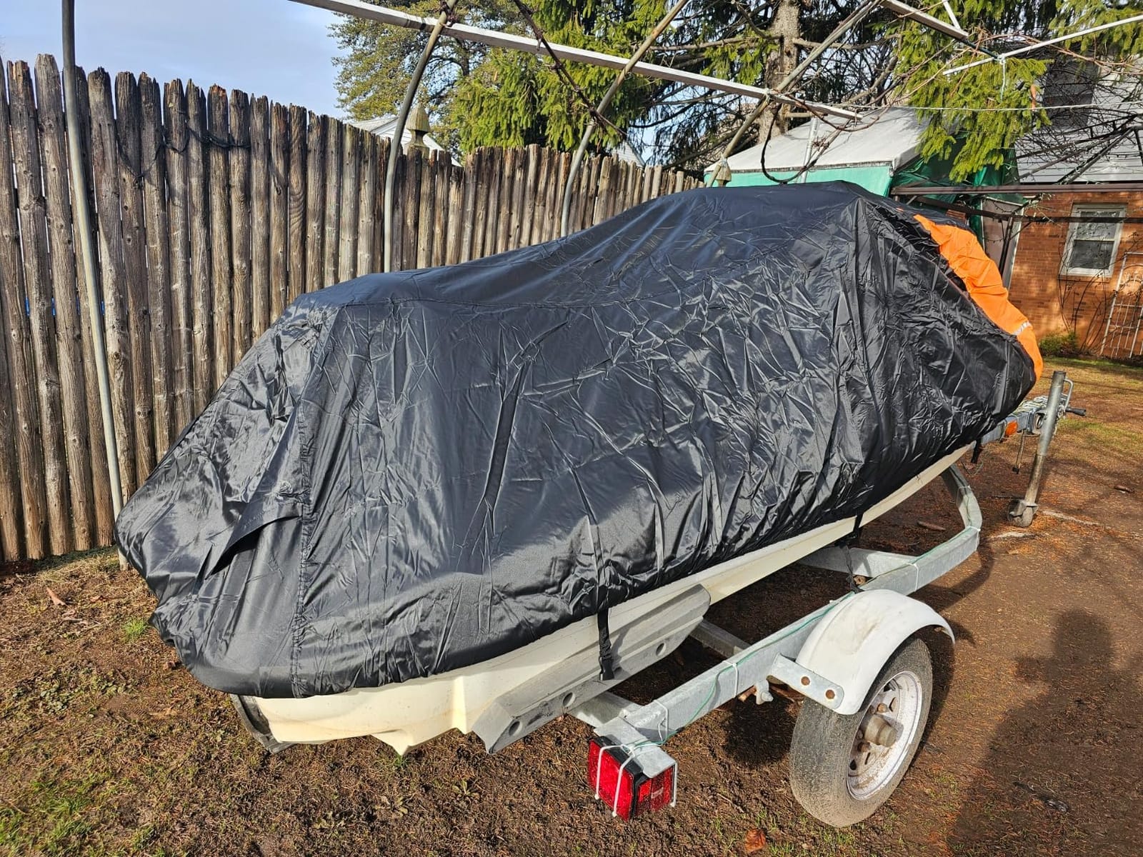 Avecrew Jet Ski Cover Fits 115'' to 120'' L 2-3 Seater PWC | Oxford Fabric Waterproof Jetski Covers, Compatible with Yamaha Sea-Doo Kawasaki, Trailerable, Rain, Snow & UV Protection customer photo 2