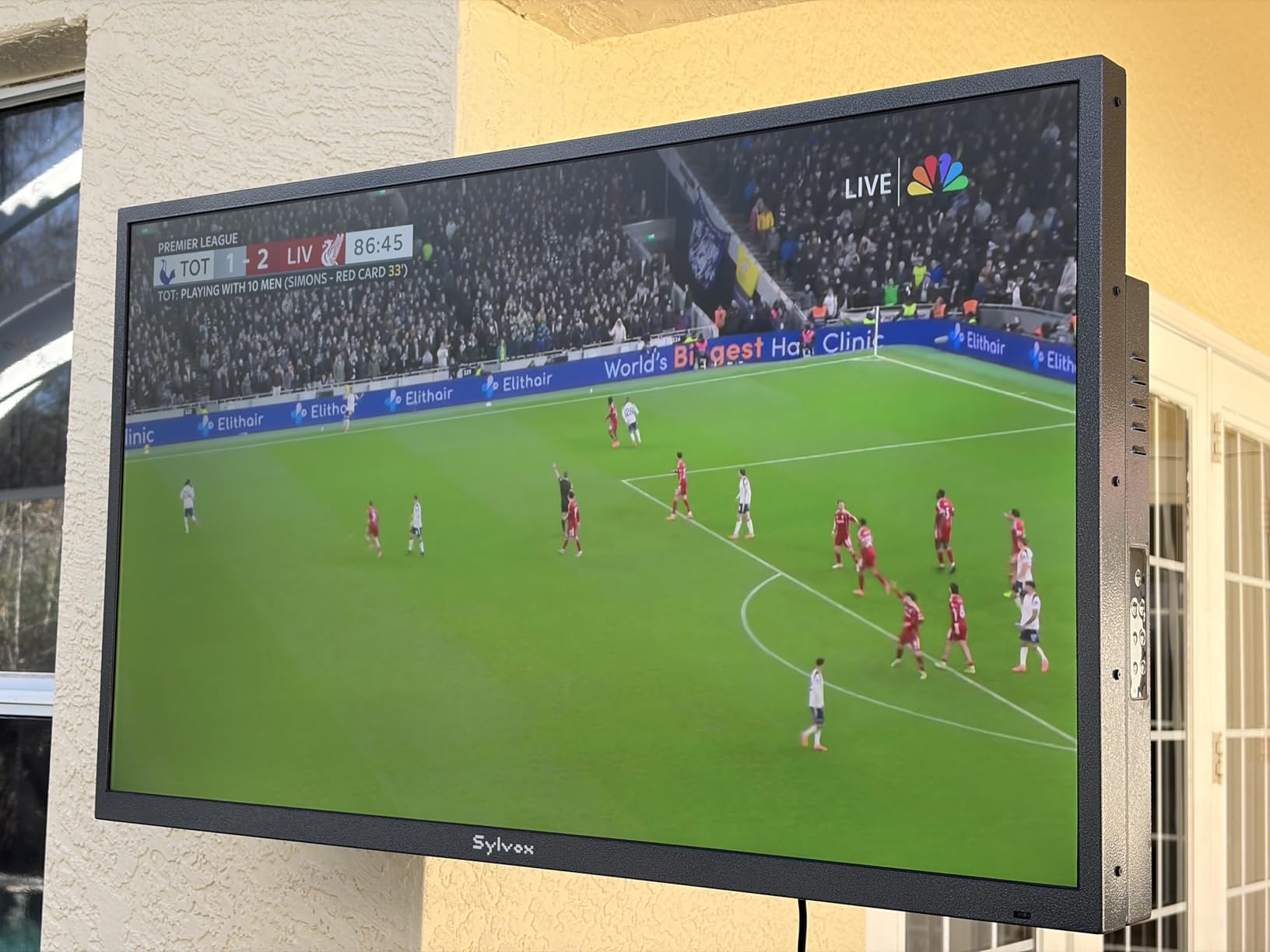 SYLVOX Outdoor TV, 65 inch Waterproof Smart Outdoor TVs, 4K, HDR 10, Weatherproof, 1000nits, Voice Assistant Remote, for Partial Sun Area (Deck Pro 3.0, Latest Model) customer photo 1