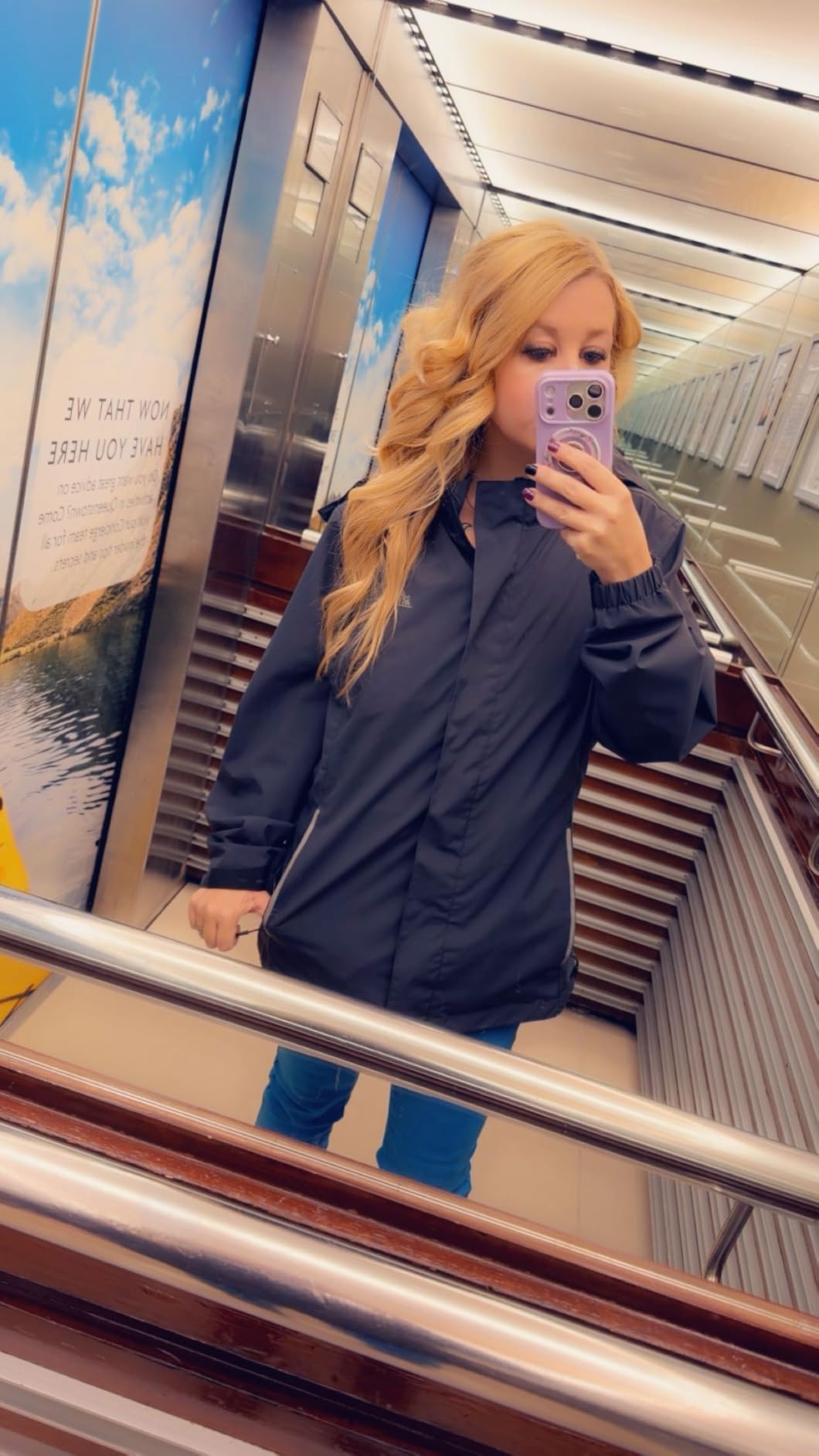 Women's Rain Jacket Hooded Hiking Jacket Softshell Windbreaker customer photo 1