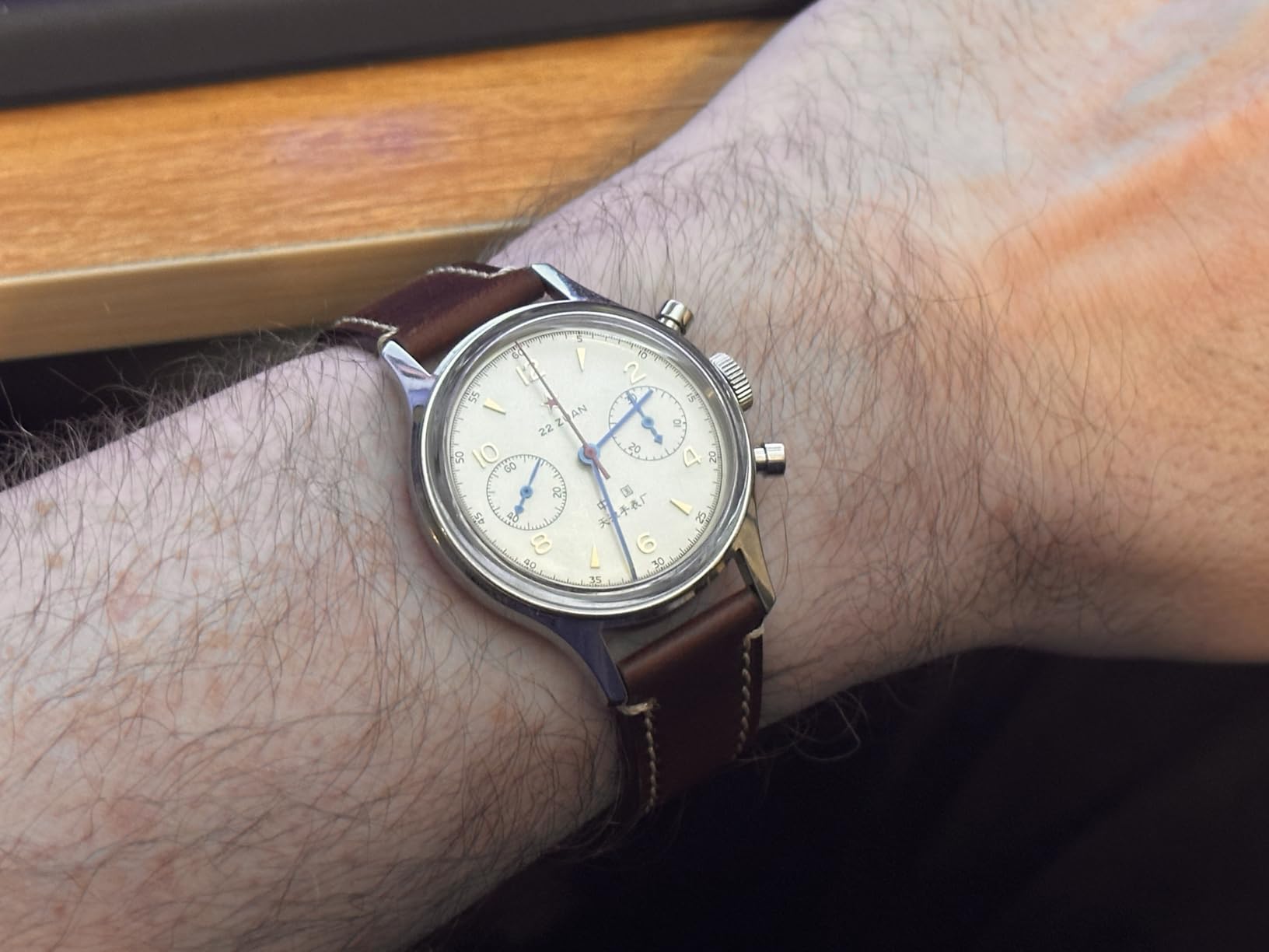 Seagull 1963 Aviation Chronograph Pilot Mechanical Watch, Manual Winding, GD 1963 International Edition, ST1901 customer photo 1