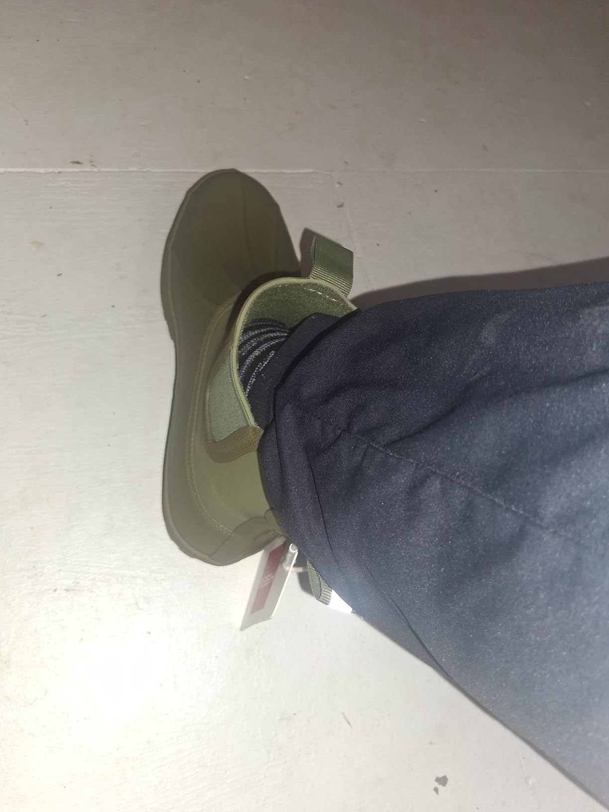 HISEA Women's Duck Chelsea Rain Boots Waterproof Short Garden Boot Outdoor Mud Boots customer photo 2