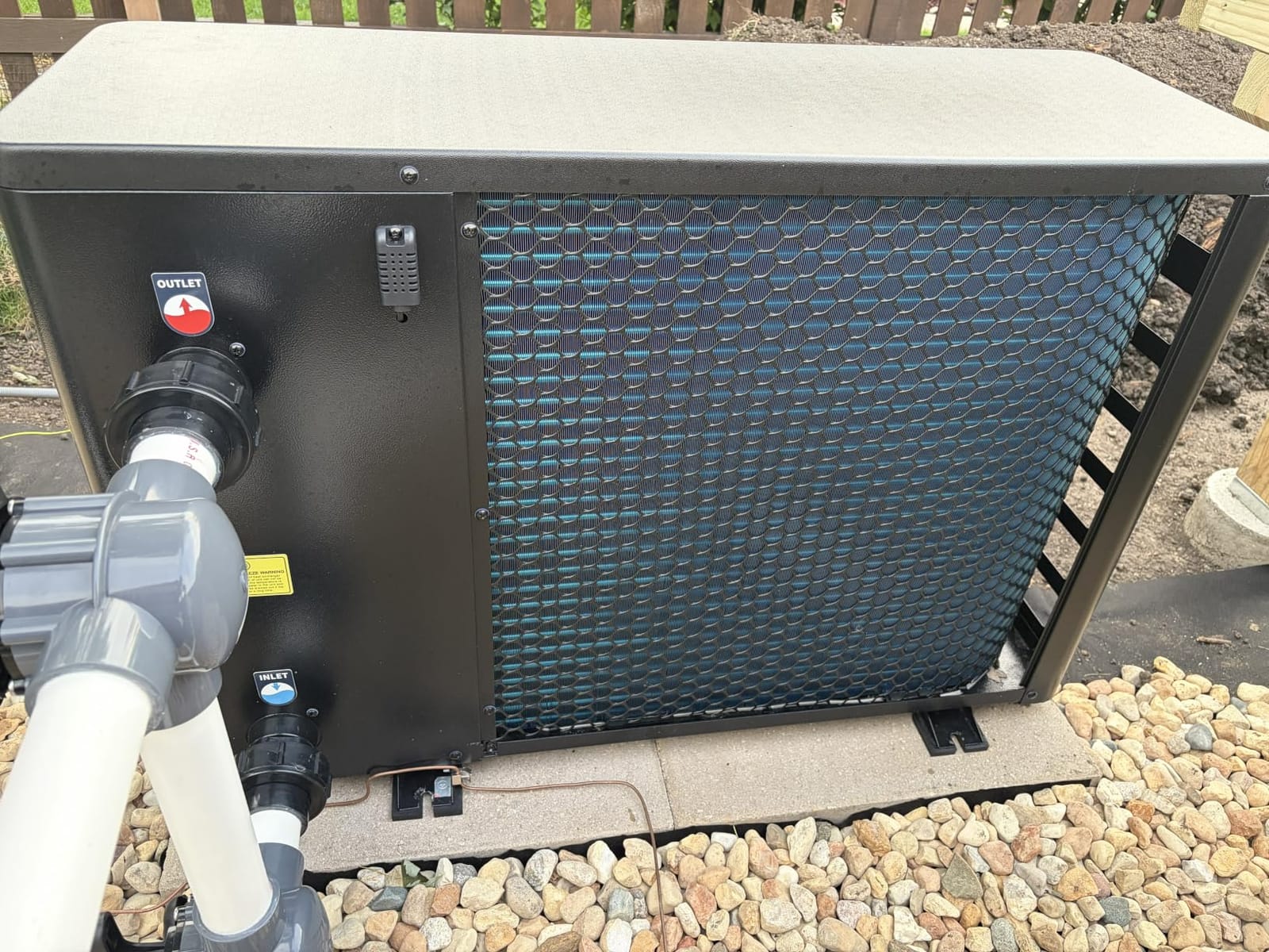 TURBRO 50,000 BTU Inverter Pool Heater, Up to 15,000 Gallons, 220-240 V | WiFi Enabled, 15.90 COP, IPX4-Waterproof, Electric Swimming Pool Heat Pump for in and Above-Ground Pools, Beluga B50V customer photo 2
