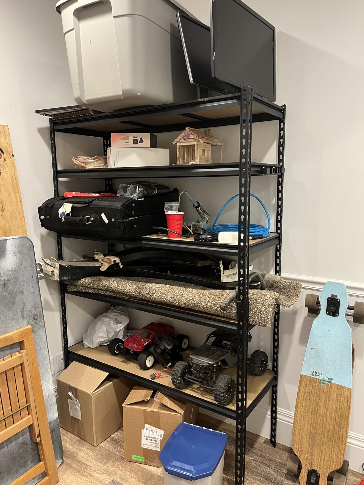 REIBII 3080LBS Garage Shelving for Warehouse, 48