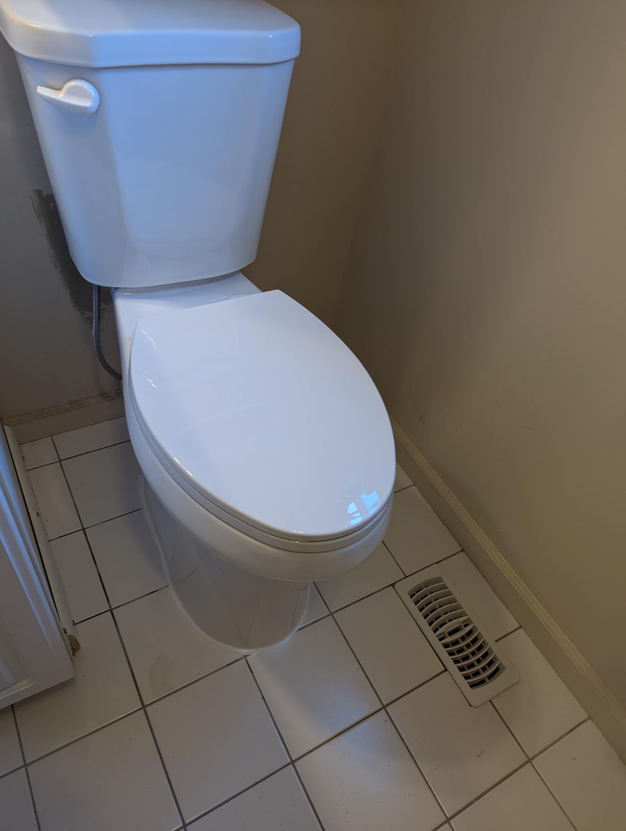 HOROW 19 Inch Tall Toilets, Extra High Toilets with Comfort Chair Height Seat, MAP 1000g, 1.28 GPF Single Flush Two-Piece Toilet, Elongated Bowl for Seniors, Pregnant, Disabled & Tall Person, White customer photo 1