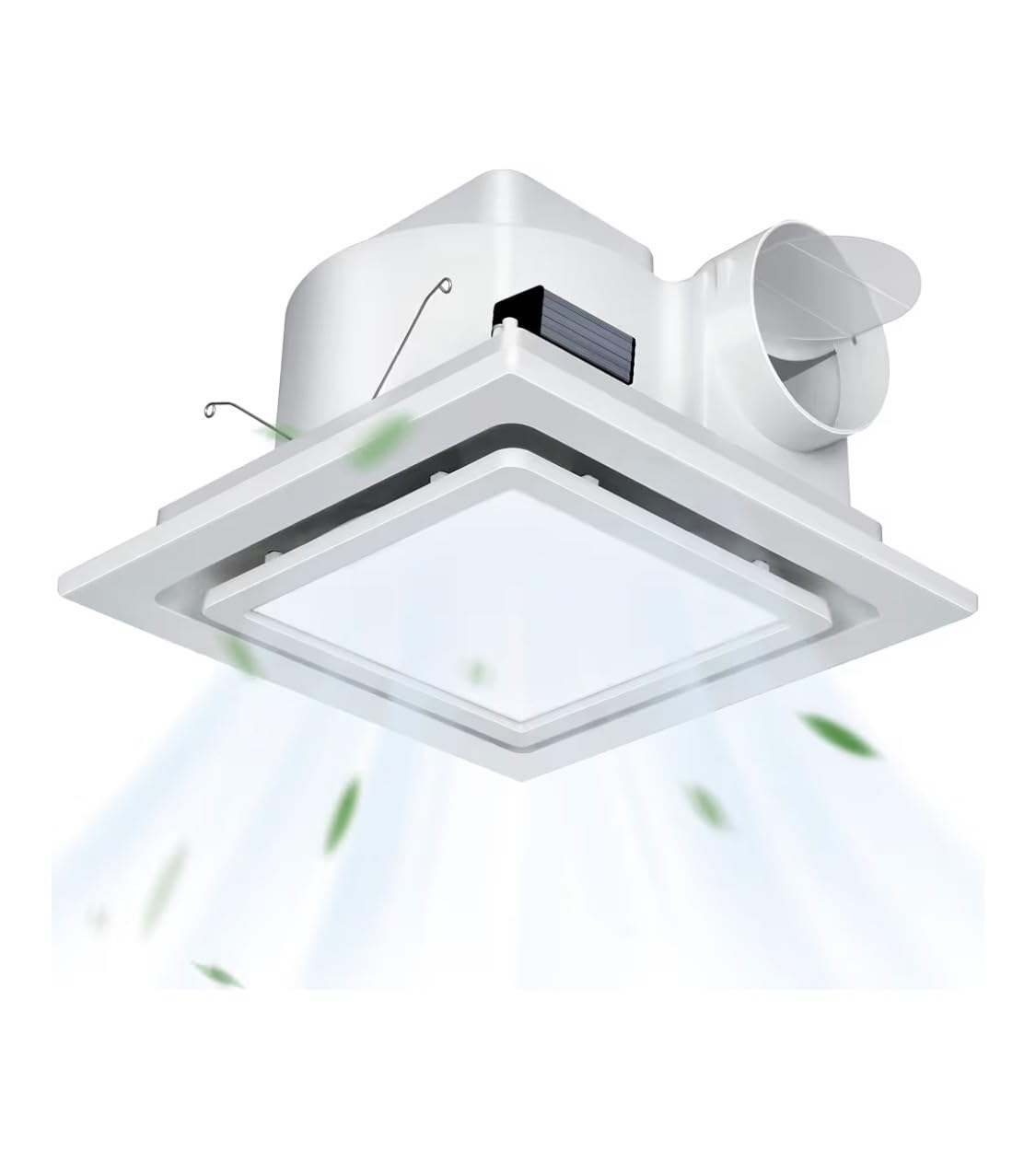 Ultra Quiet Bathroom Exhaust Fan with Light, 120 CFM, 1.0 Sones | 1000 Lumens LED Light, Easy Installation, Energy-Efficient Design, 10