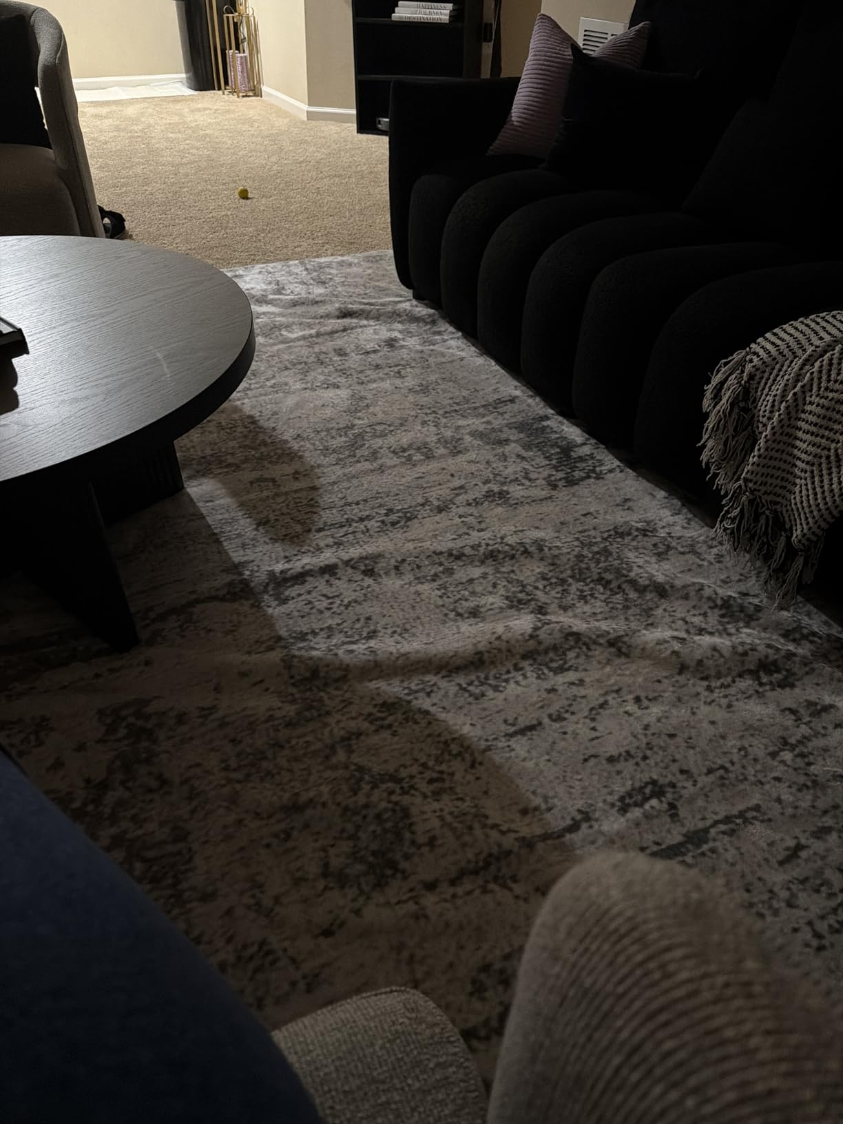 8x10 Area Rugs for Living room - Washable Rug Modern Abstract Soft Large Neutral Non-Slip Carpet Indoor Floor Stain Resistant Thin Carpets for Bedroom Dining Room Farmhouse Nursery Home Office Grey customer photo 1