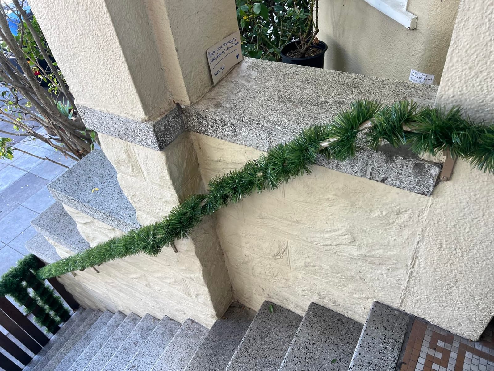 Green Garland Christmas Decorations,50Ft Xams Greenery Tinsel Stems Non-Lit Soft Twist Garland Decor for Tree Stairs Railing Front Door Mantle Fireplace Indoor Outdoor Holiday Home customer photo 1