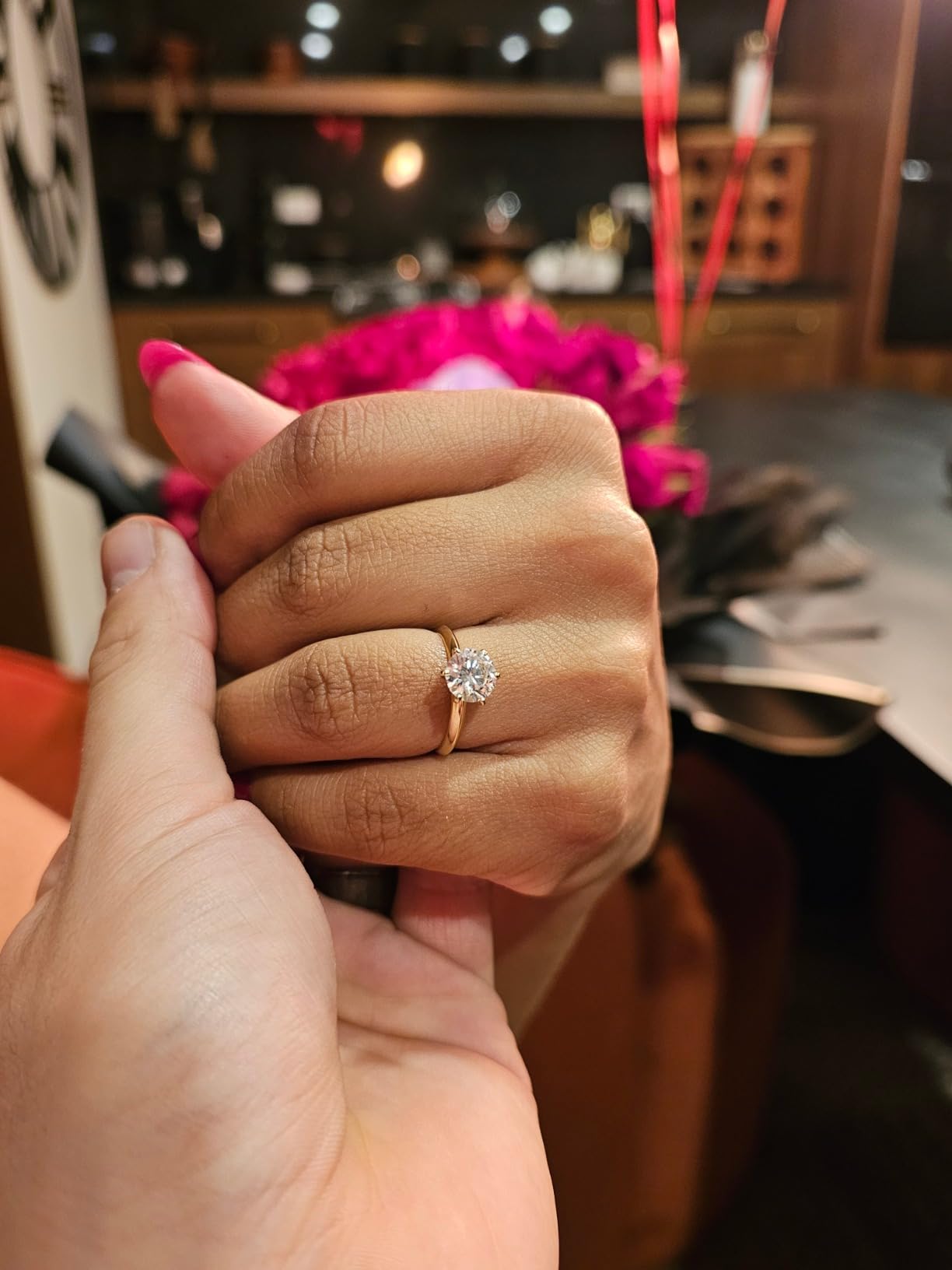 1 to 5 CT Lab Grown Diamond Solitaire Engagement Ring customer photo 1
