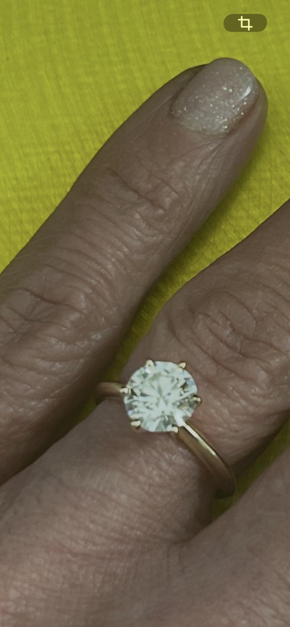 1 to 5 CT Lab Grown Diamond Solitaire Engagement Ring customer photo 2