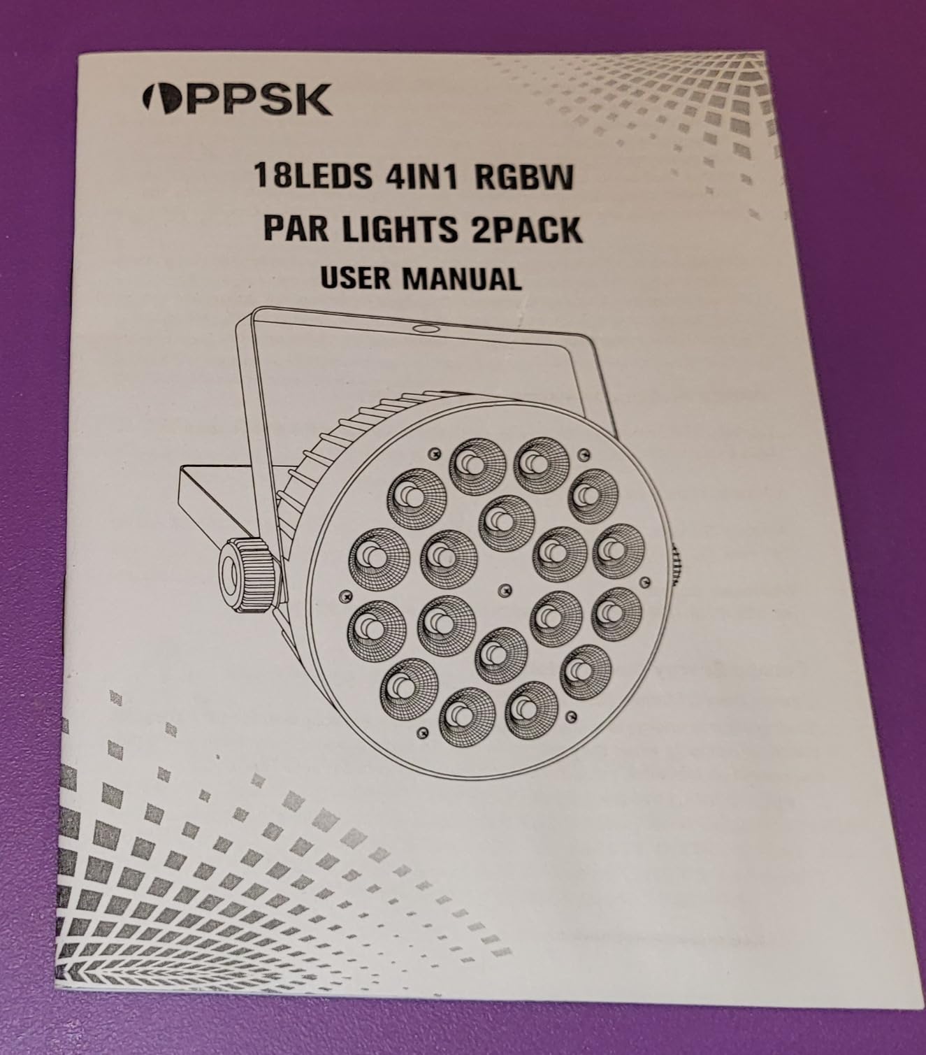 2-Pack 180W RGBW Par Lights for Stage | 18LED, DMX512 & Remote Control, Smooth Color Mixing, Sound Activated, Easy Setup for DJ Event, Party, Wedding, Church, Band customer photo 1