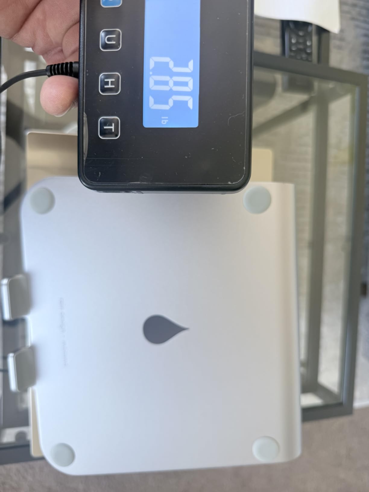 Miseyo 660lbs Digital Shipping Scale - 0.7oz High Accurate Stainless Steel Postal Scale for Packages, Luggage, Small Business, Warehouse, Battery & Charging Cable Included customer photo 2
