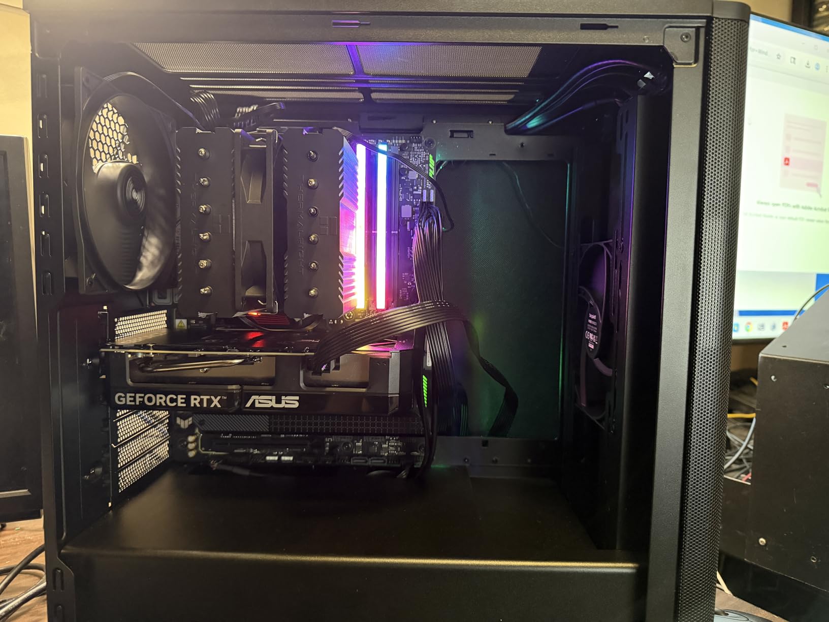 be quiet! Pure Base 501 Airflow Black ATX Case | 2 Preinstalled Pure Wings 3 140mm PWM Fans | Optimized Air Pressure | Compact PC Case | Vertical GPU Installation | USB 3.2 Gen. 2 Type C | BG074 customer photo 1