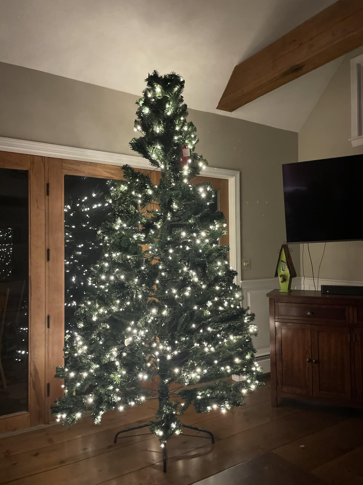 Best Choice Products Prelit Artificial Christmas Tree, 9ft Premium Lighted Realistic Spruce Holiday Decor w/Multicolor LED Lights, Easy Assembly customer photo 1