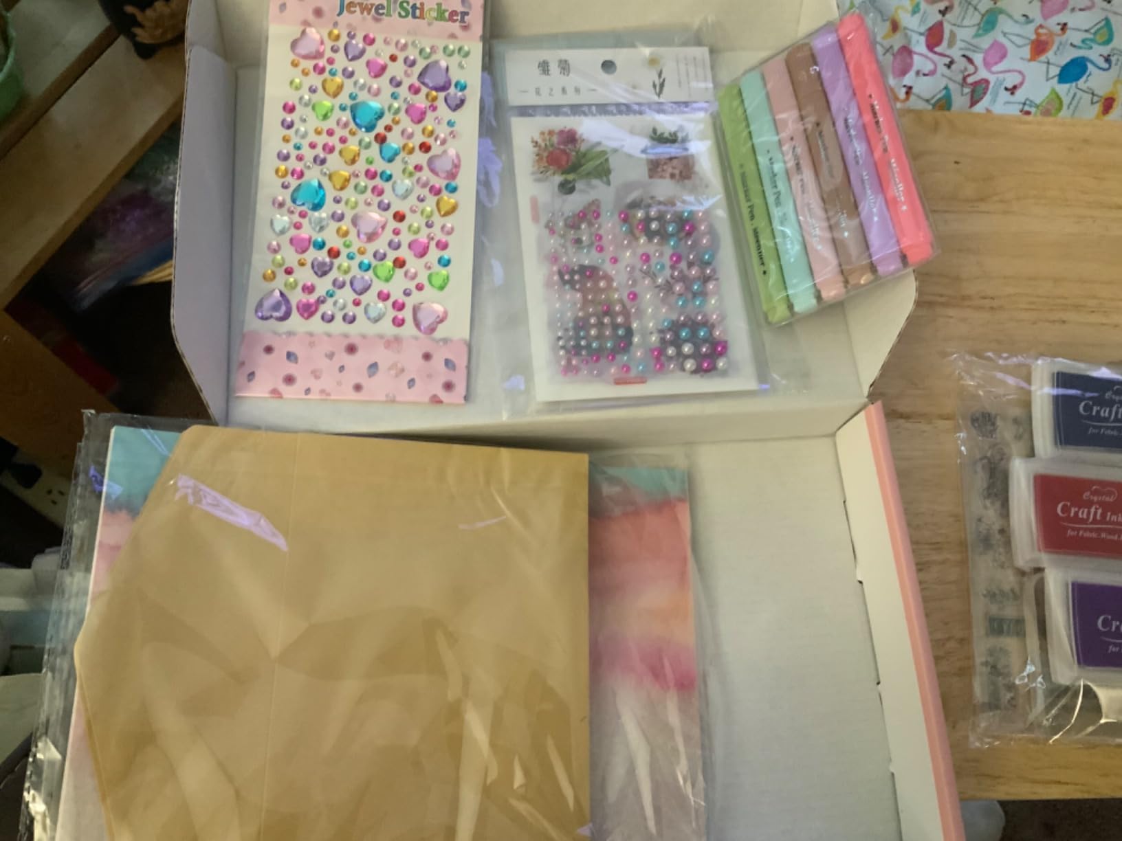 Card Making Supplies For Adults and Kids, Card Making Kits 28 Blank Greeting Cards and Envelopes with Supplies And Stamp Set - Giftable DIY Greeting Card Set customer photo 1