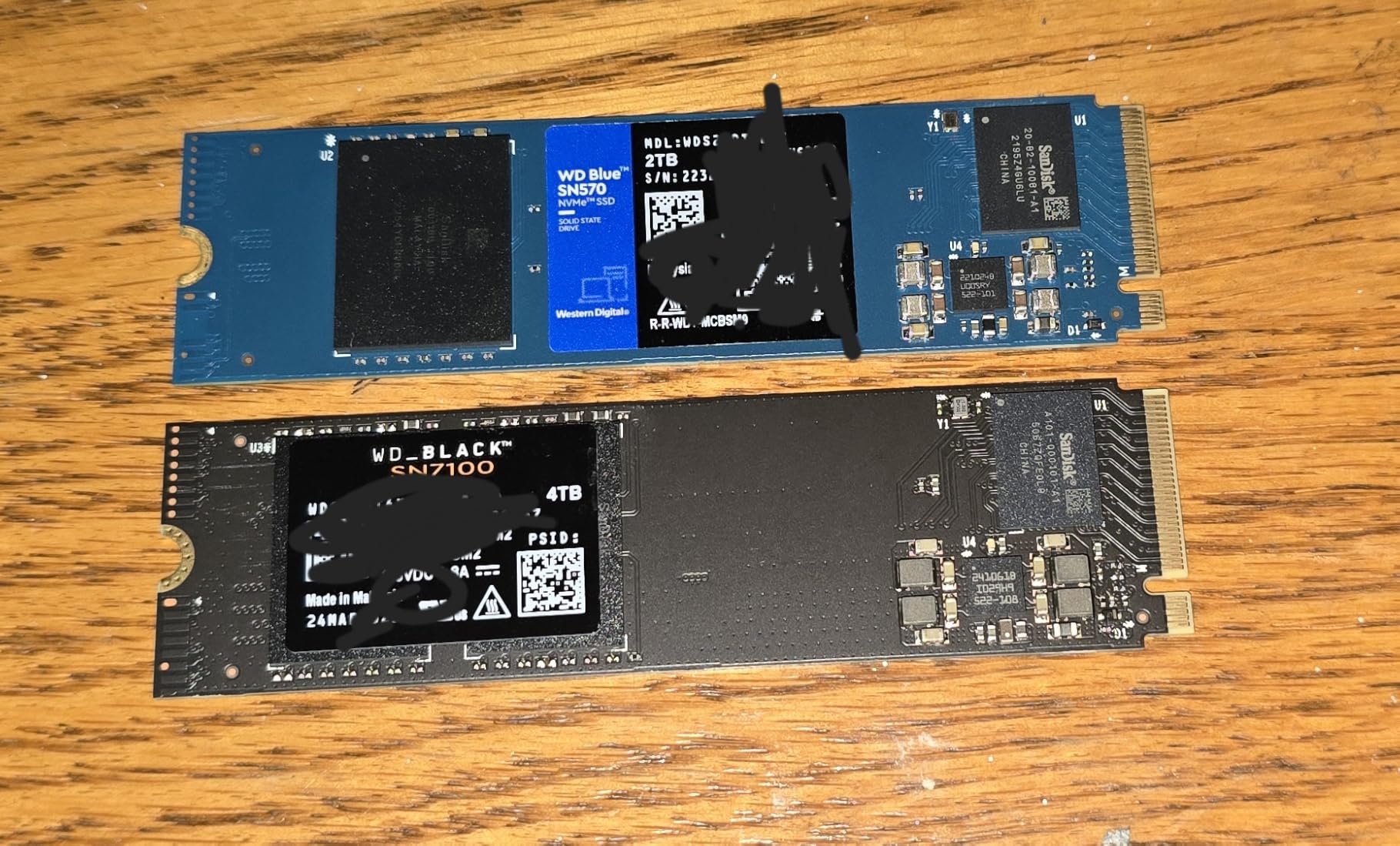 WD_Black SN7100 1TB NVMe SSD - Gen4 PCIe, M.2 2280, Up to 7,250 MB/s Read Speed, Up to 6,900 MB/s Write Speed, Next Gen TLC 3D NAND, for Laptops, Handheld Gaming Devices customer photo 2